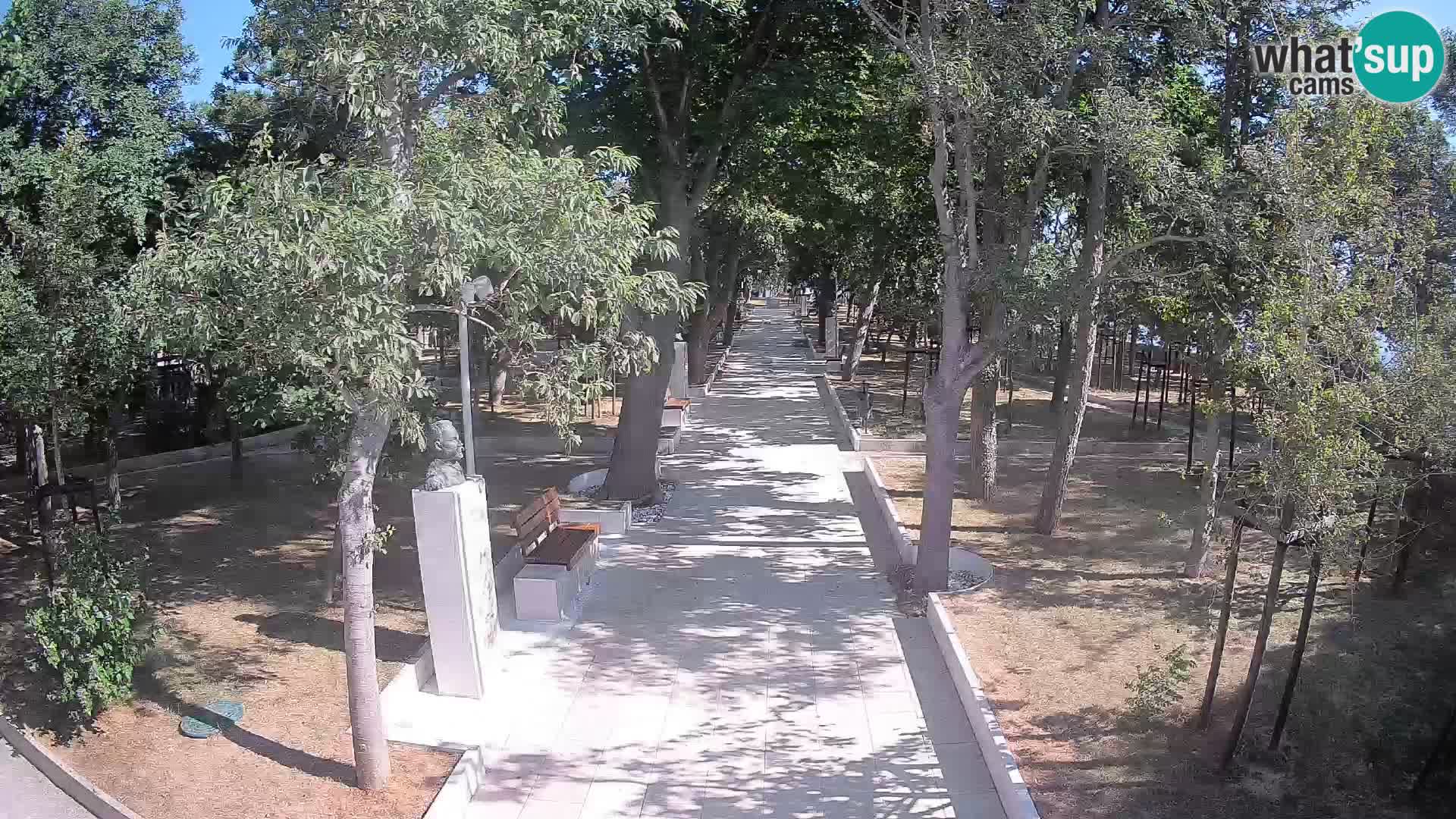 Writers’ Park Webcam Senj – Live by the Sea