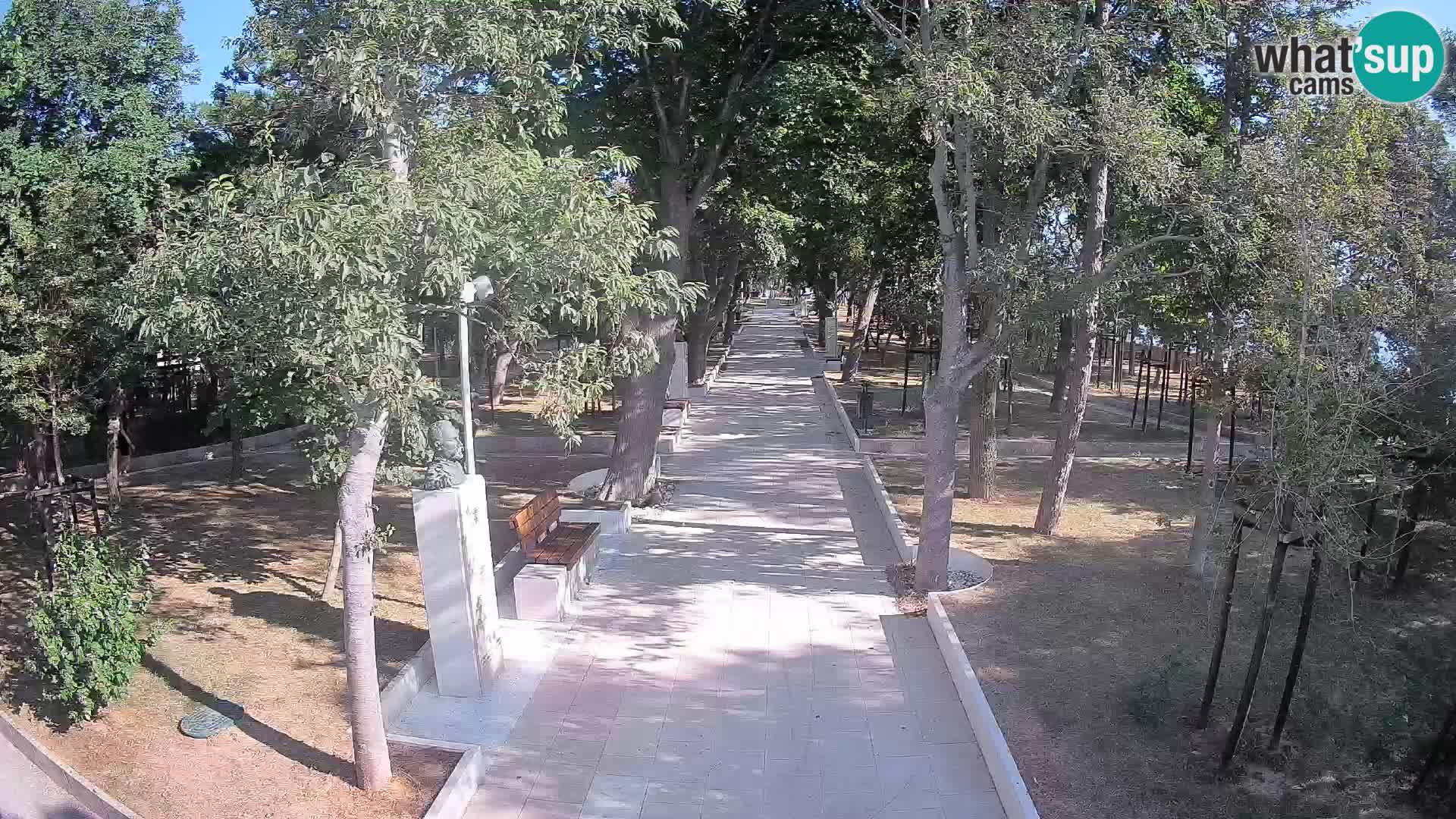 Webcam Schriftstellerpark Senj – Live am Meer