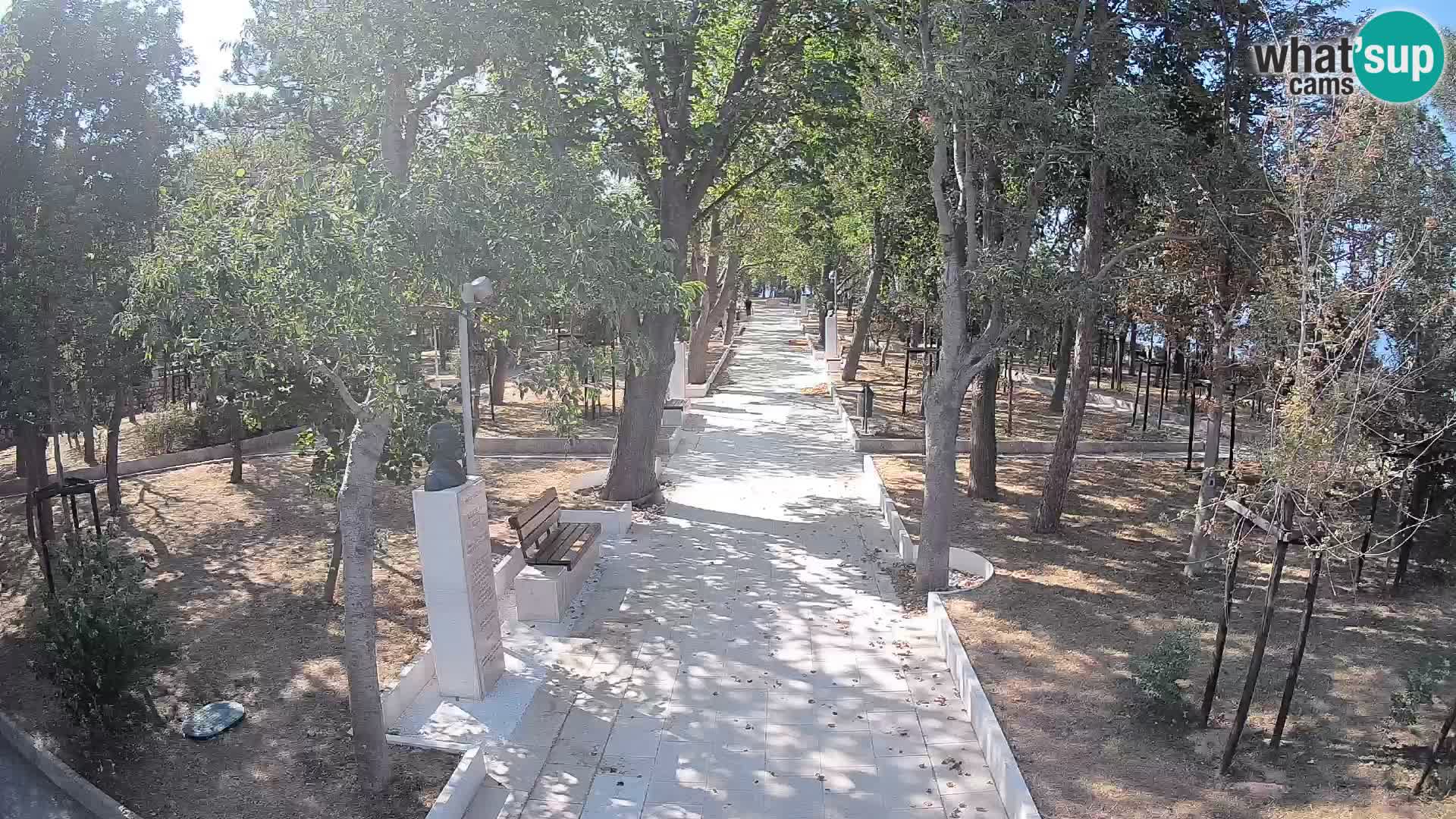 Writers’ Park Webcam Senj – Live by the Sea