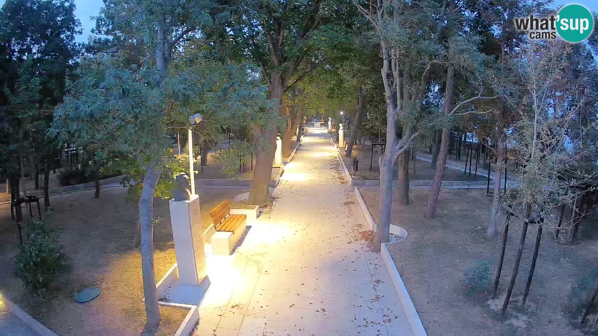 Writers’ Park Webcam Senj – Live by the Sea