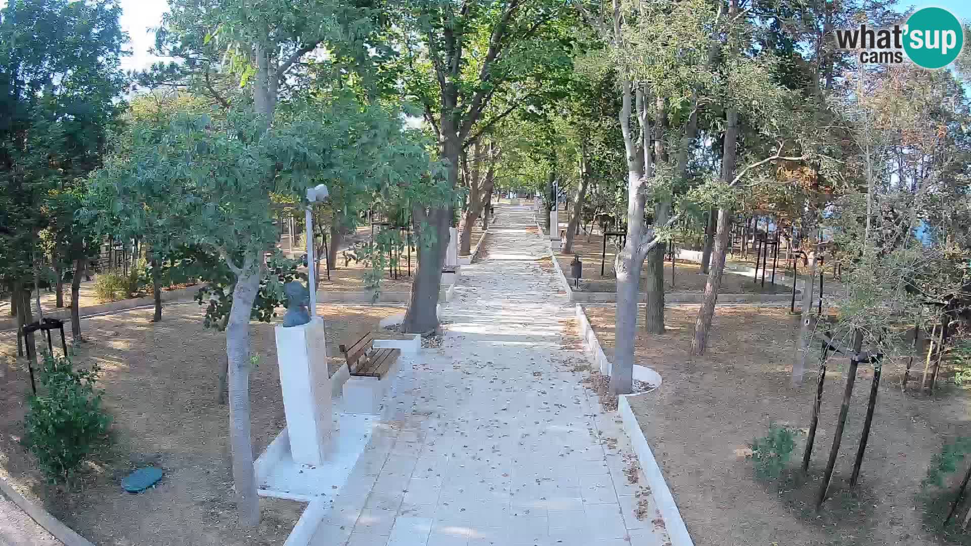 Writers’ Park Webcam Senj – Live by the Sea