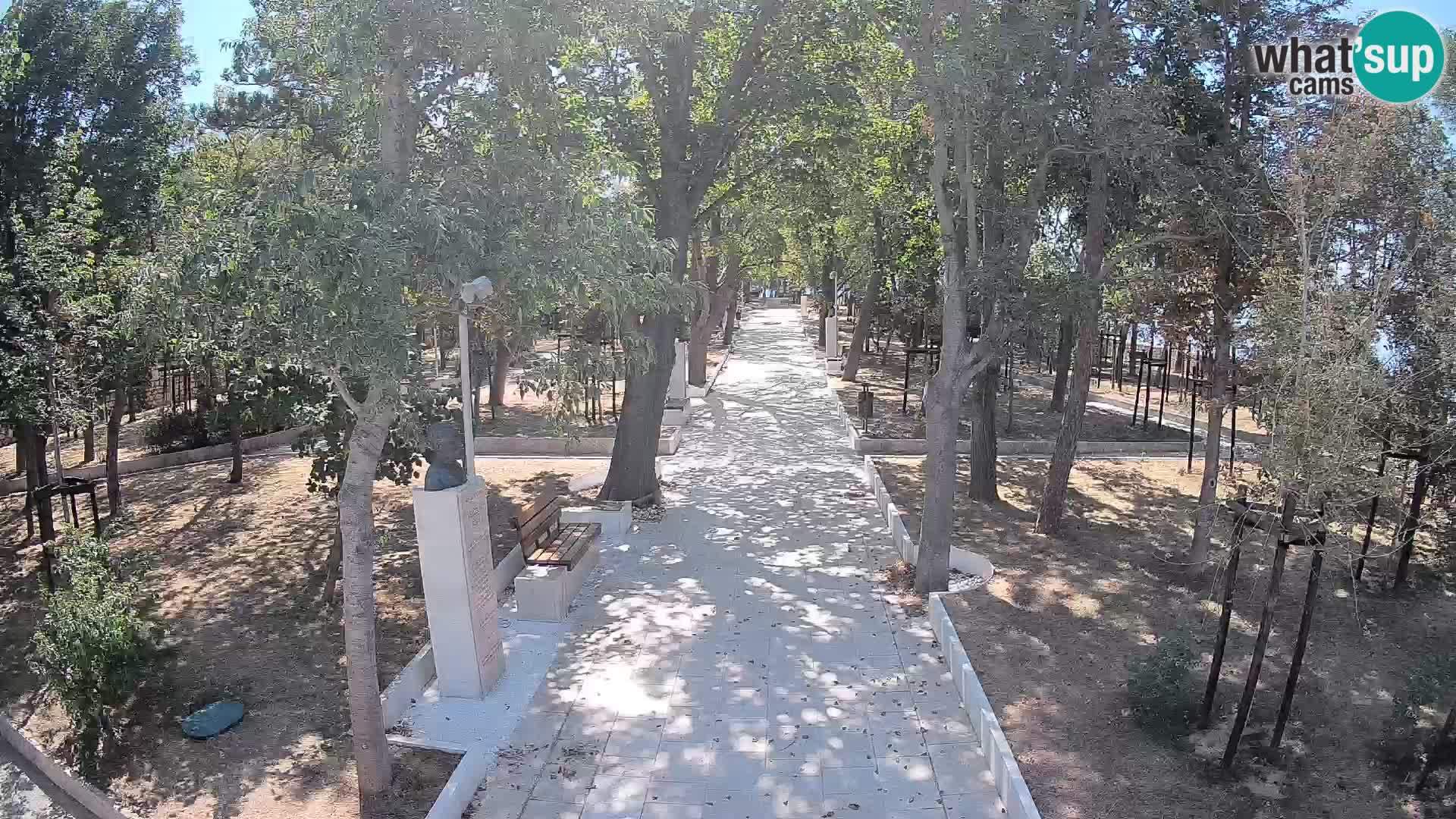 Writers’ Park Webcam Senj – Live by the Sea