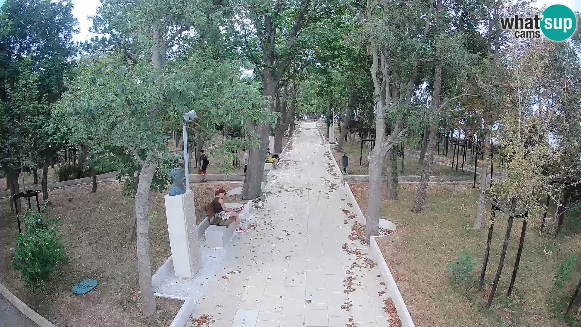Writers’ Park Webcam Senj – Live by the Sea