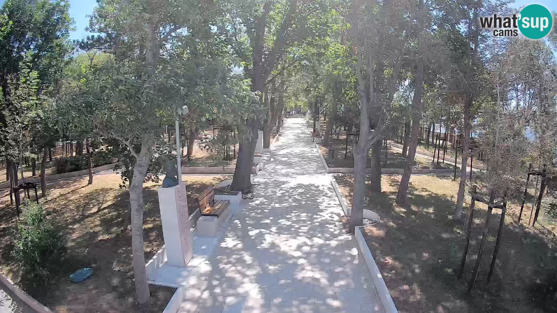 Writers’ Park Webcam Senj – Live by the Sea