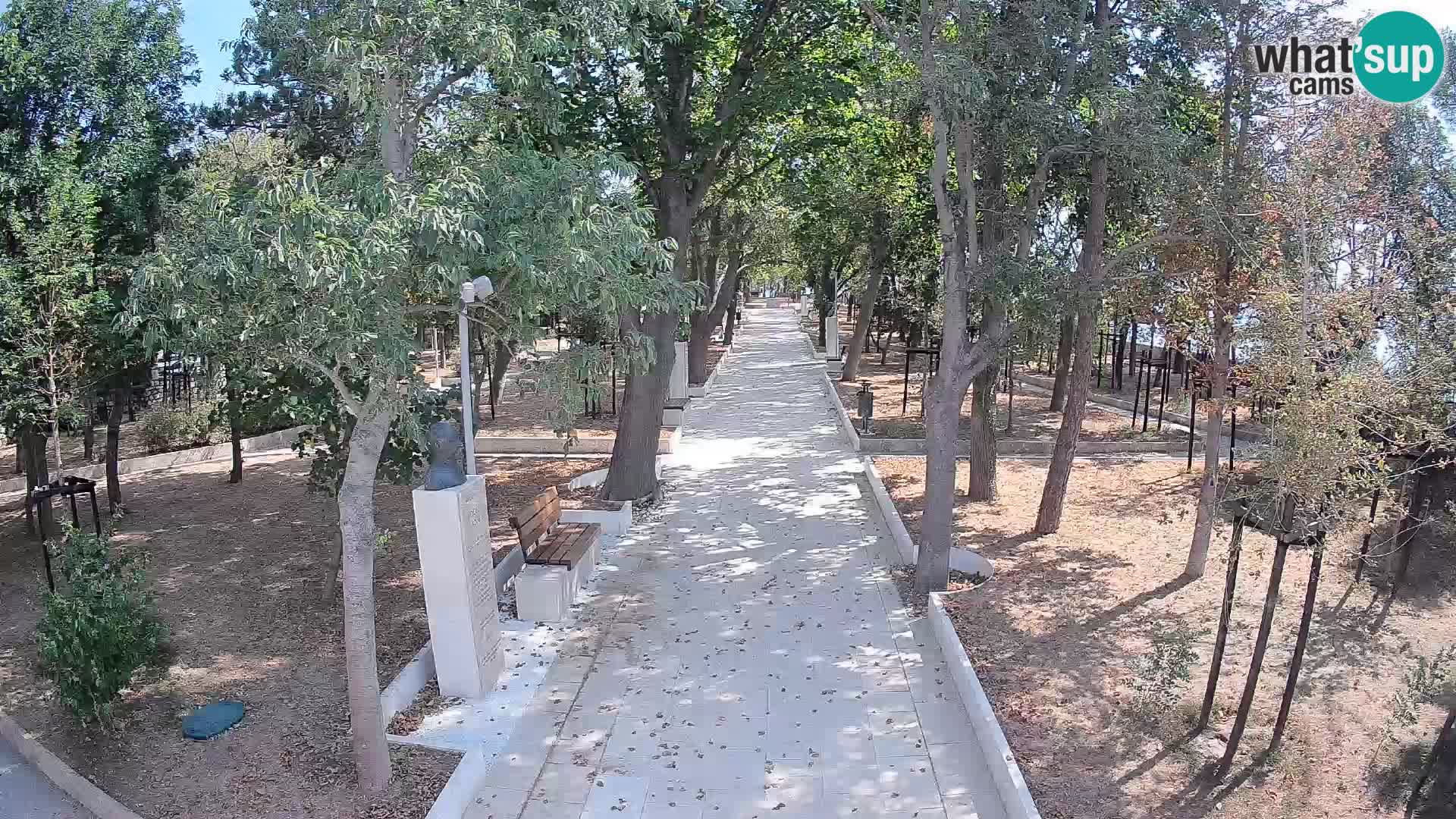 Writers’ Park Webcam Senj – Live by the Sea