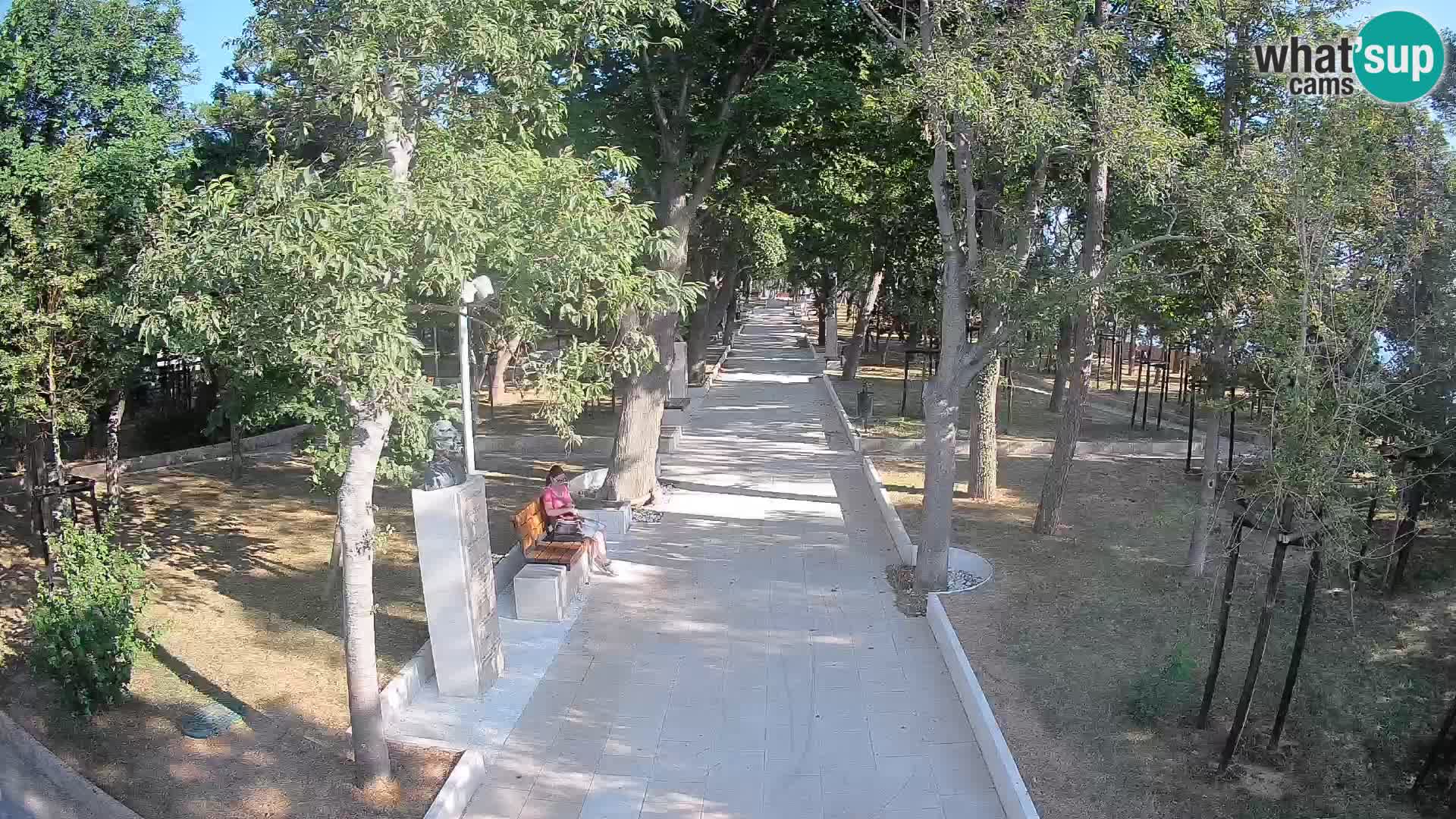 Writers’ Park Webcam Senj – Live by the Sea