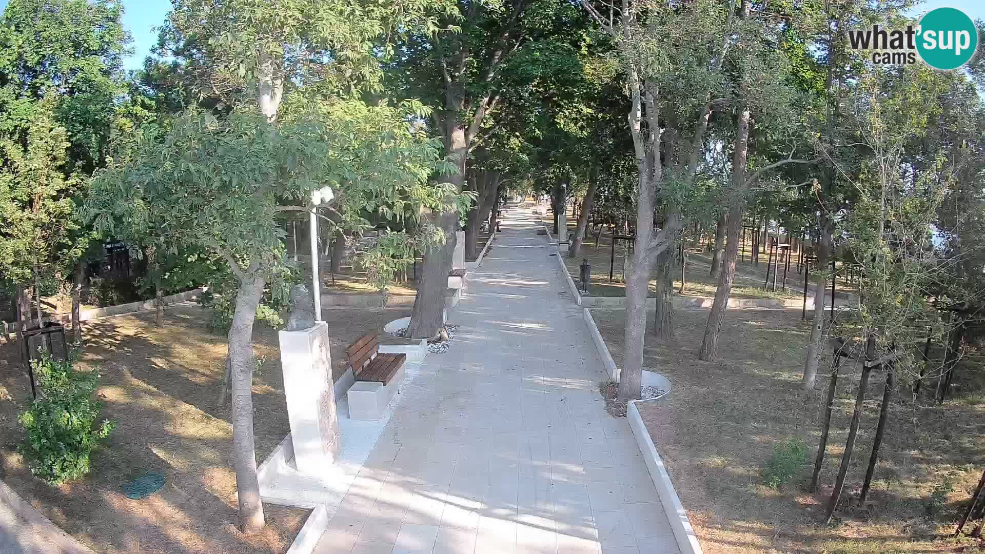 Writers’ Park Webcam Senj – Live by the Sea