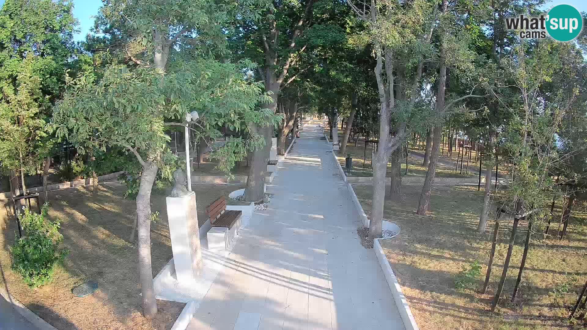 Writers’ Park Webcam Senj – Live by the Sea