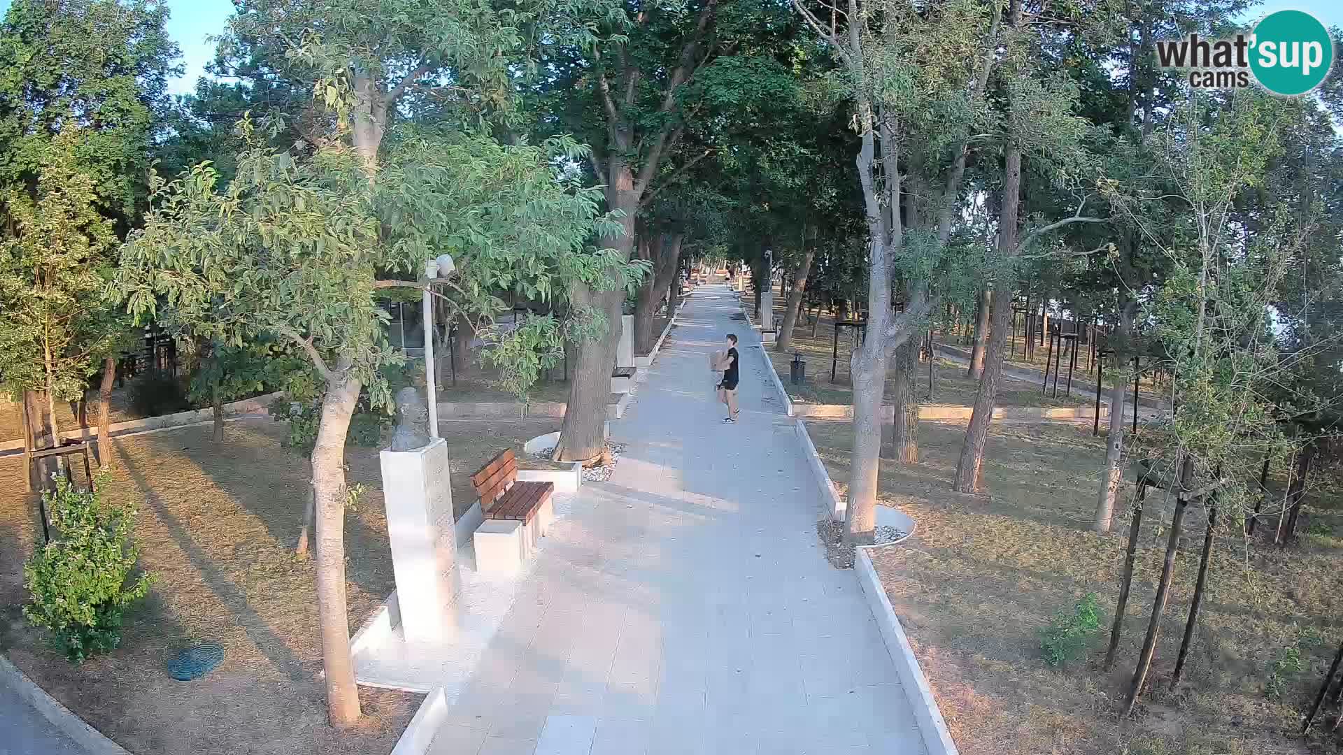 Writers’ Park Webcam Senj – Live by the Sea