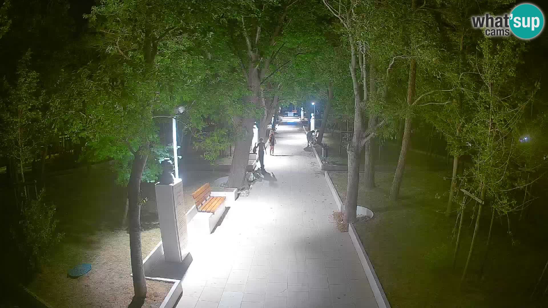 Writers’ Park Webcam Senj – Live by the Sea