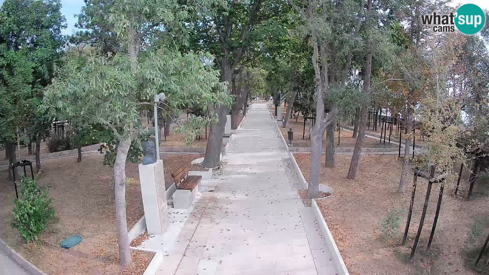 Writers’ Park Webcam Senj – Live by the Sea