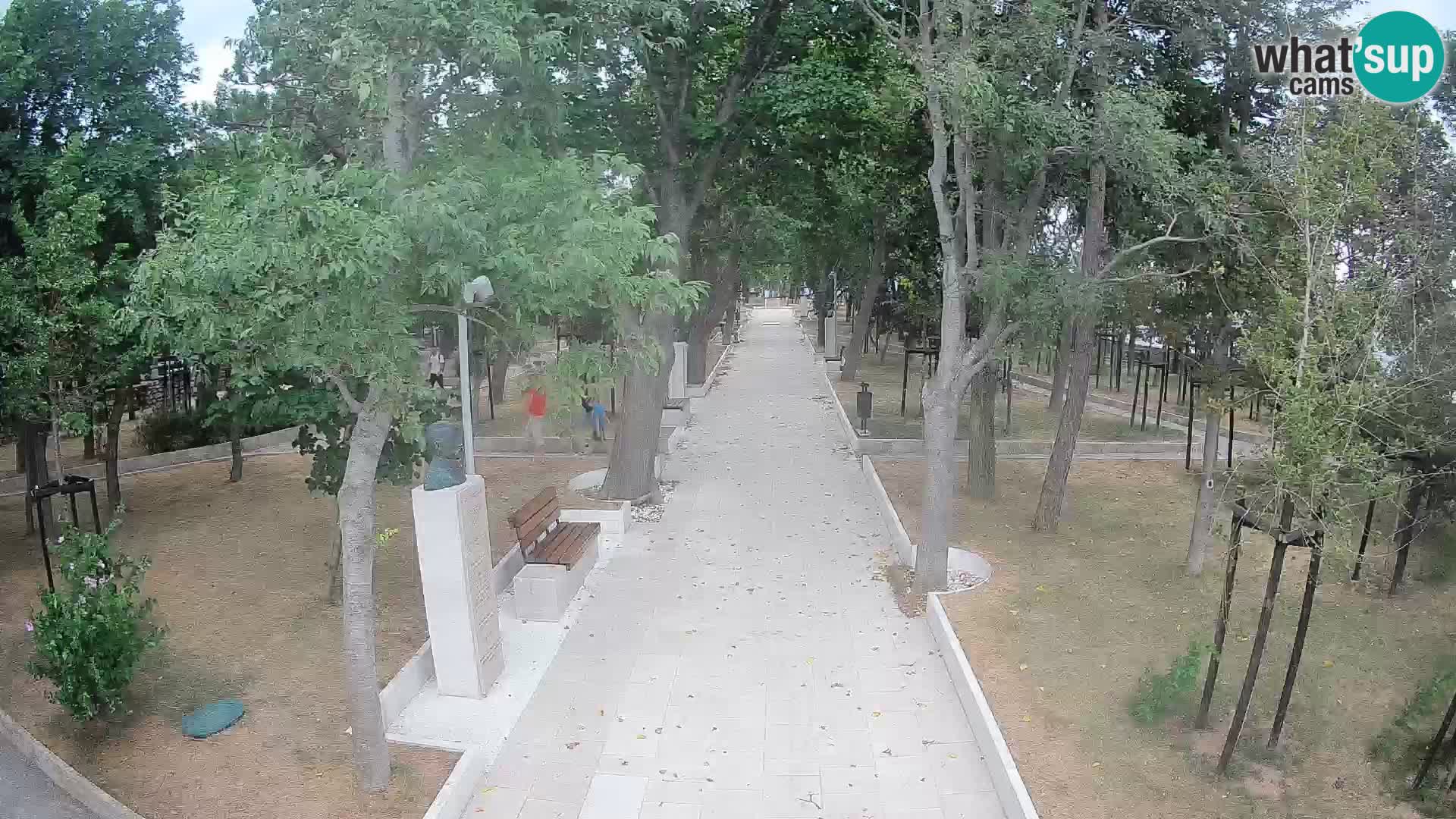Writers’ Park Webcam Senj – Live by the Sea