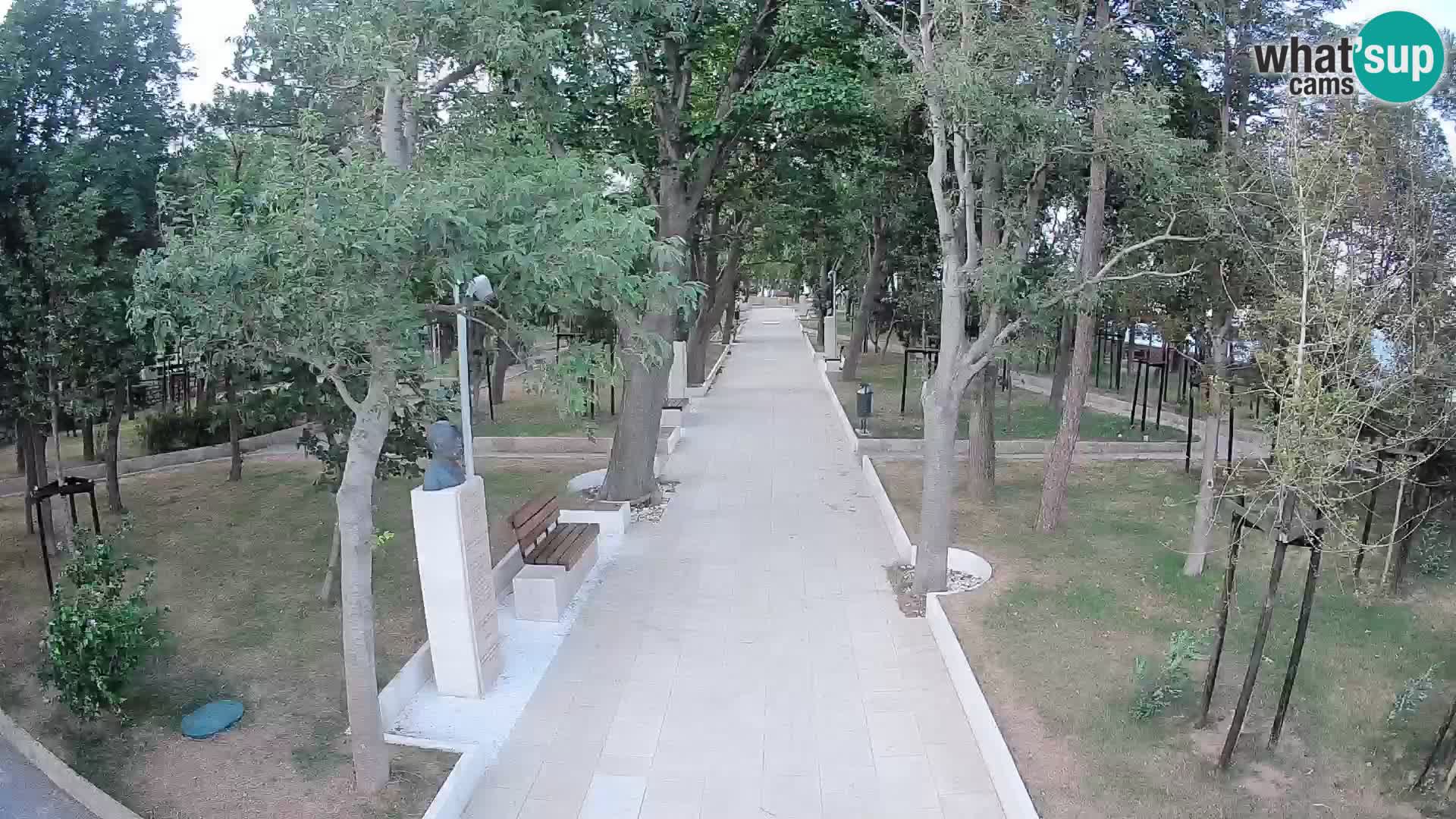 Writers’ Park Webcam Senj – Live by the Sea