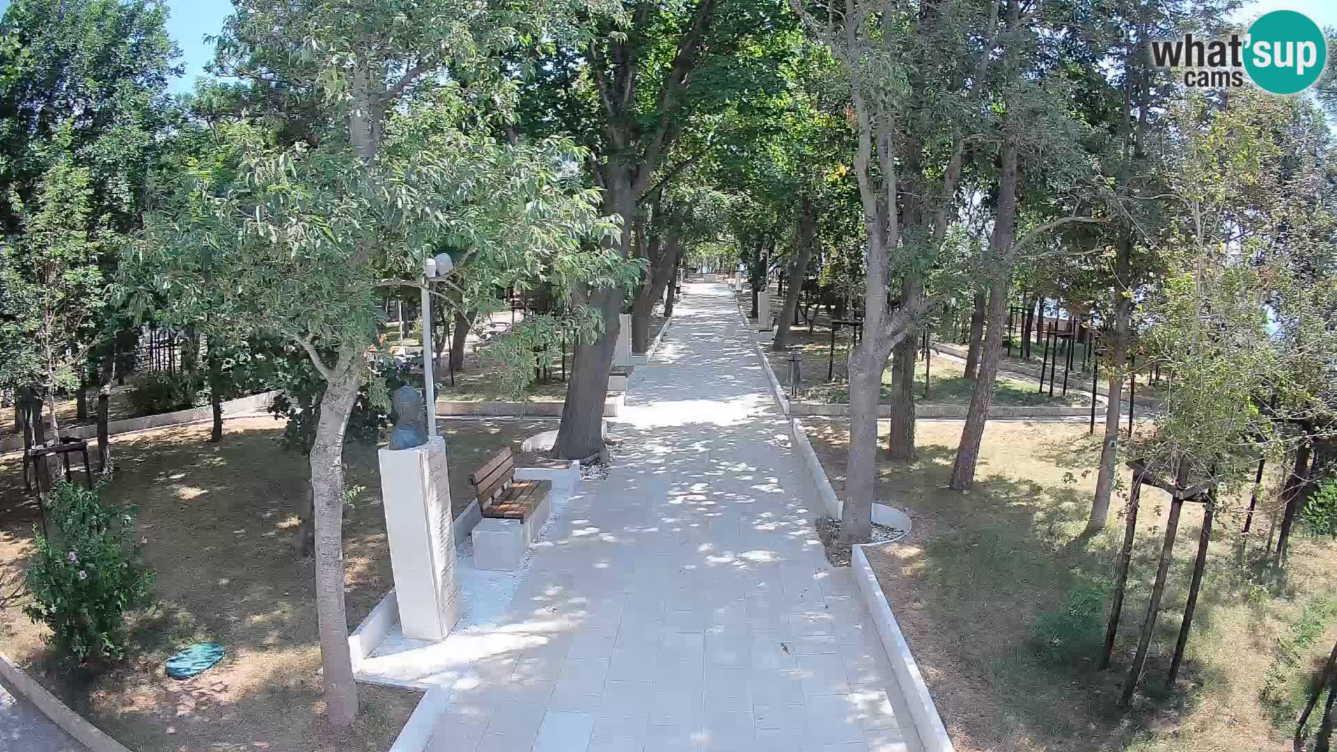Writers’ Park Webcam Senj – Live by the Sea