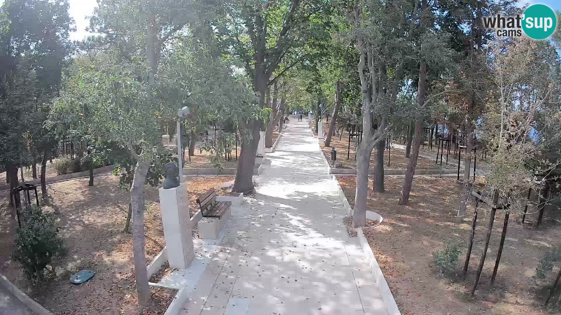 Writers’ Park Webcam Senj – Live by the Sea