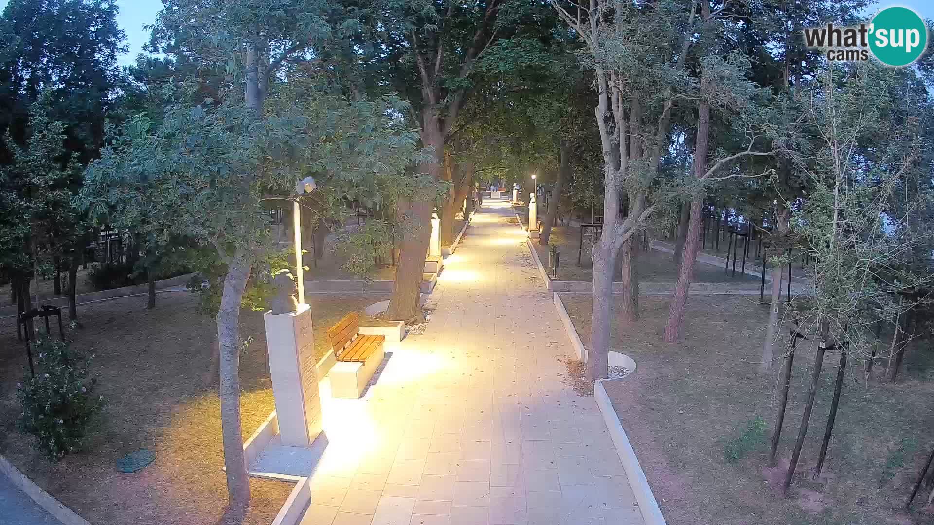 Writers’ Park Webcam Senj – Live by the Sea