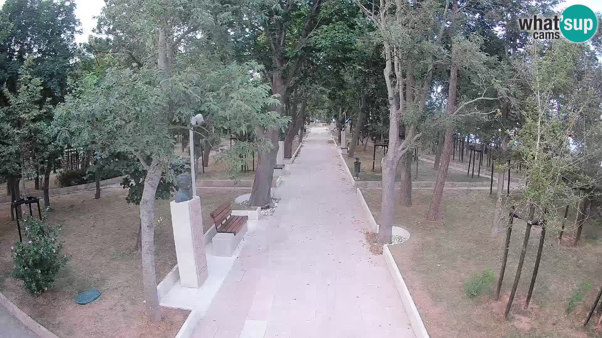 Writers’ Park Webcam Senj – Live by the Sea
