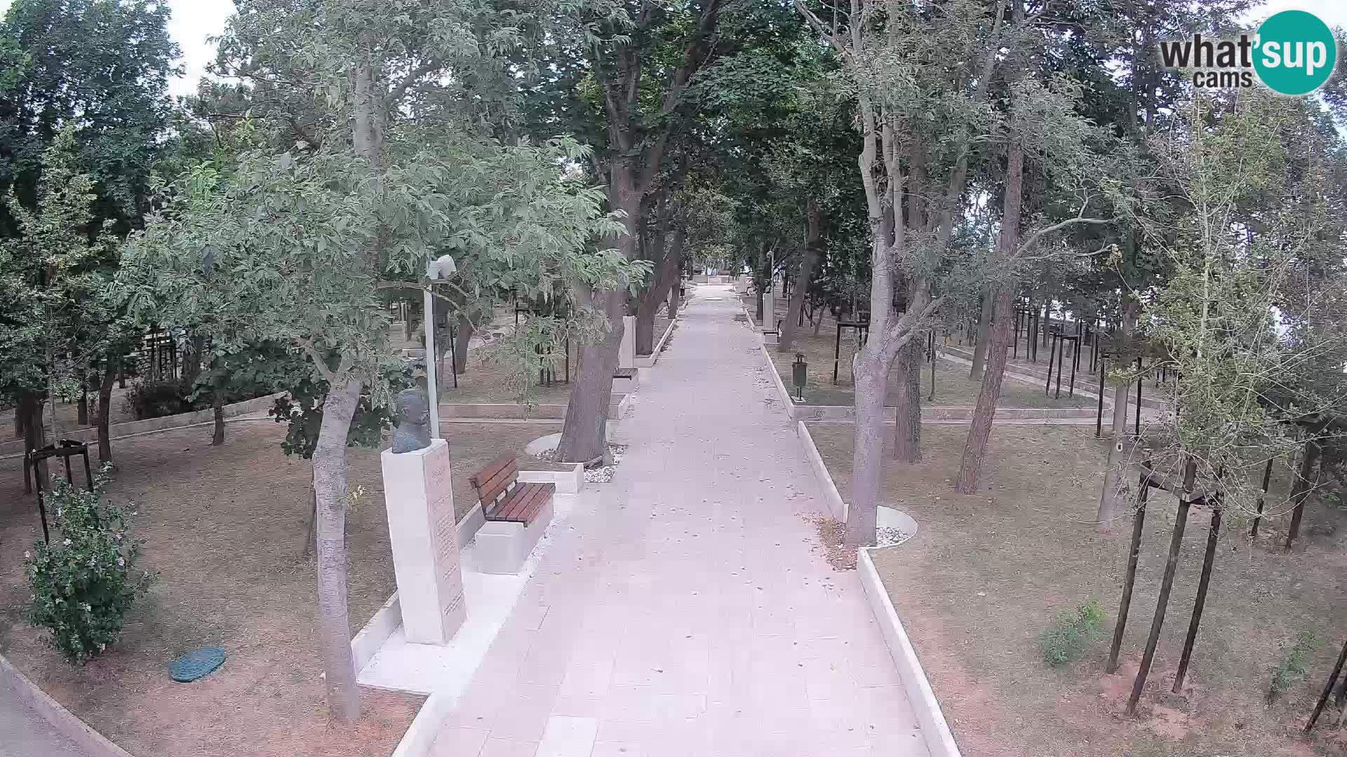 Webcam Schriftstellerpark Senj – Live am Meer