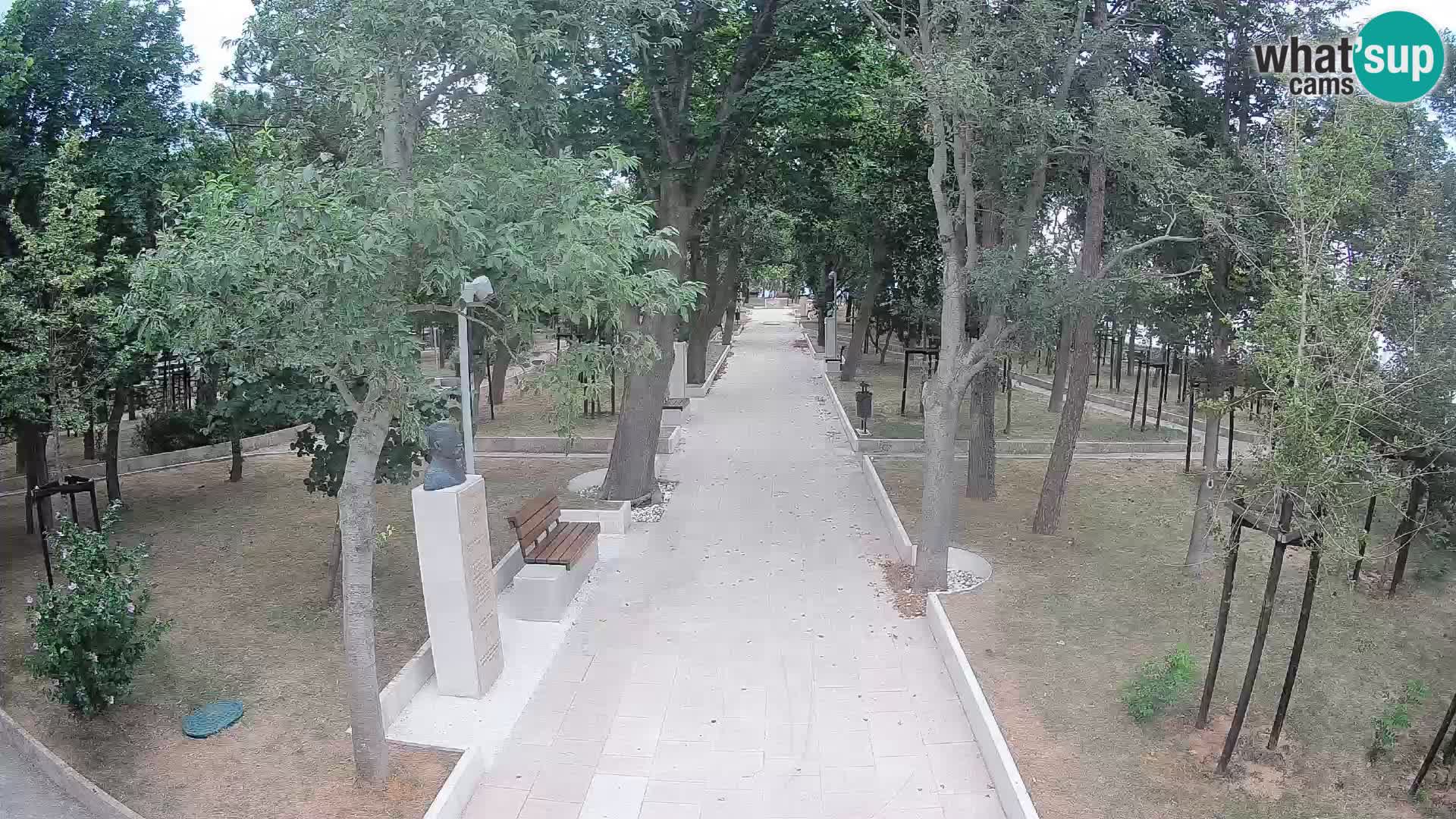 Writers’ Park Webcam Senj – Live by the Sea