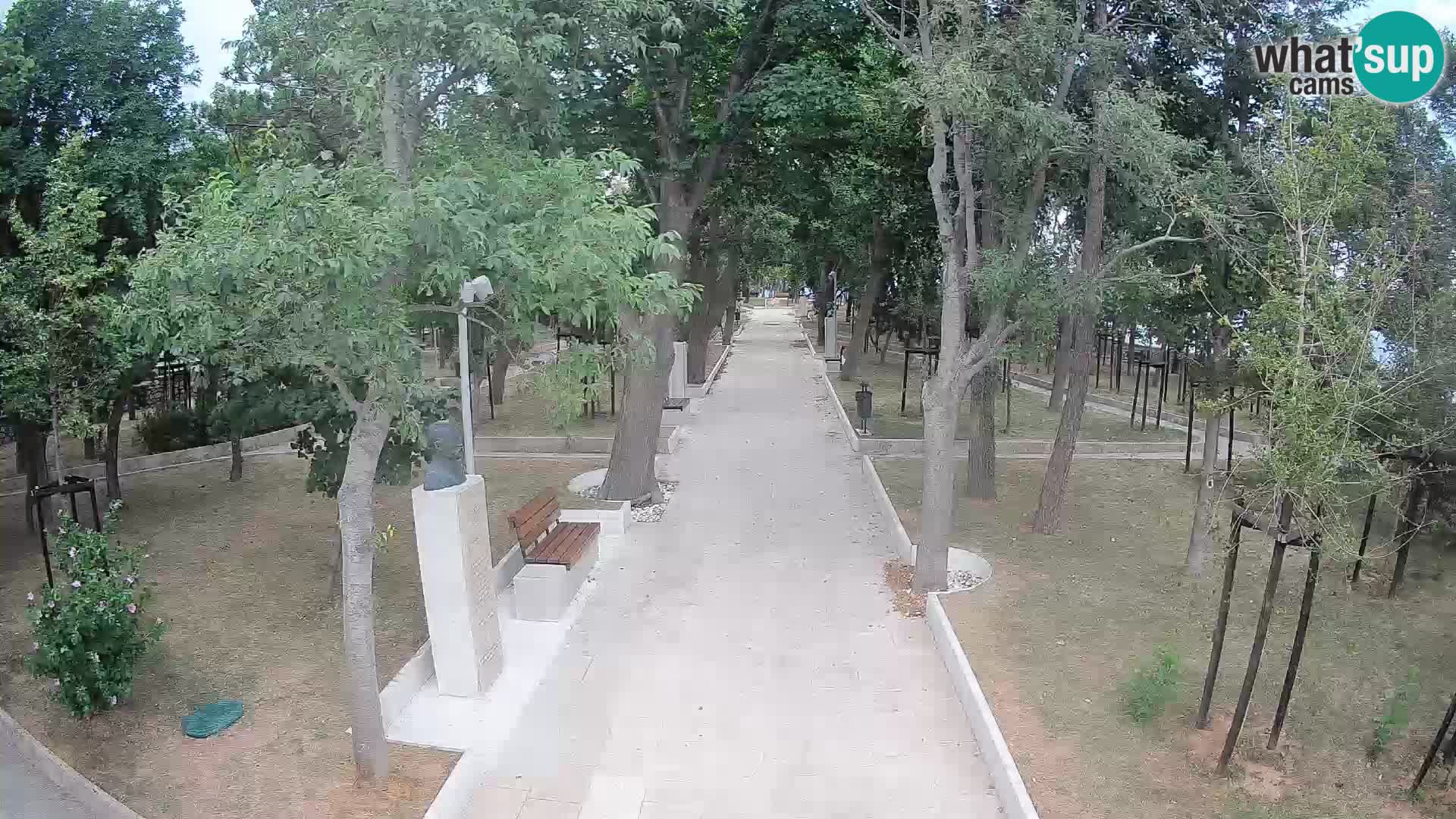 Writers’ Park Webcam Senj – Live by the Sea