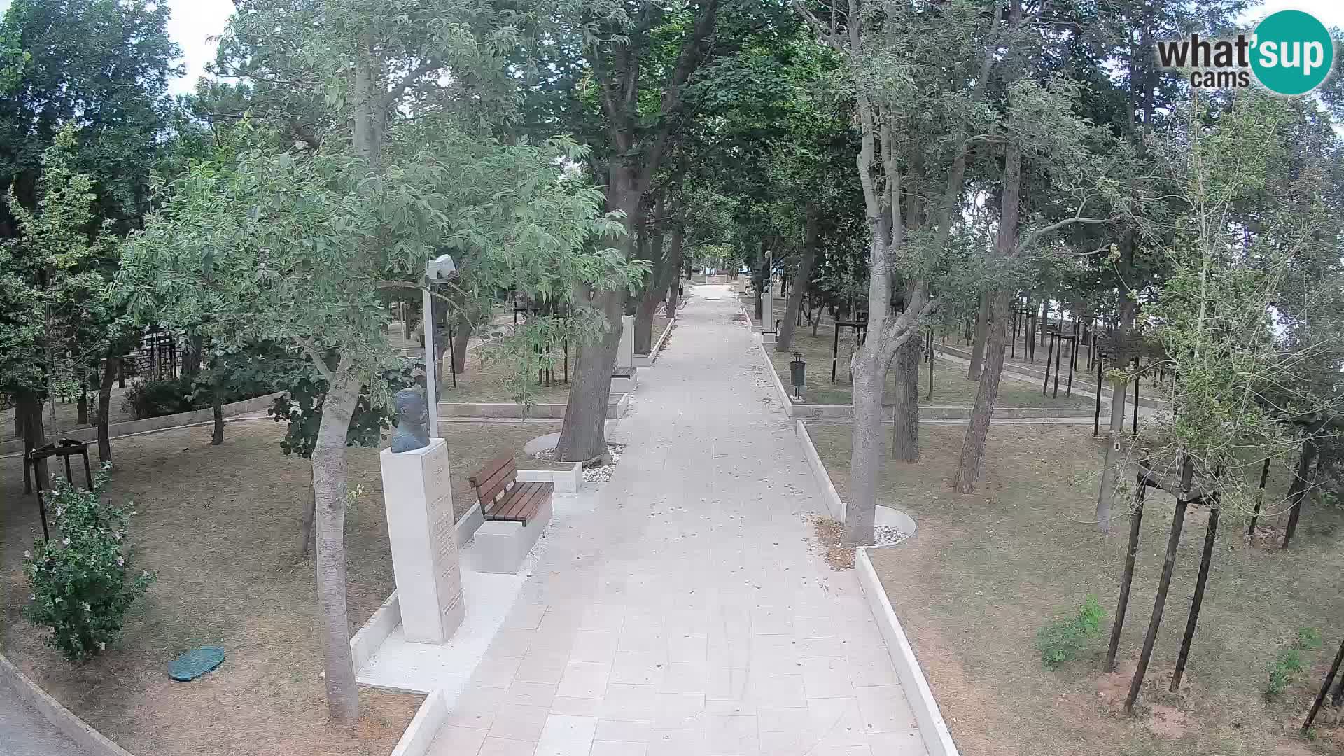 Writers’ Park Webcam Senj – Live by the Sea