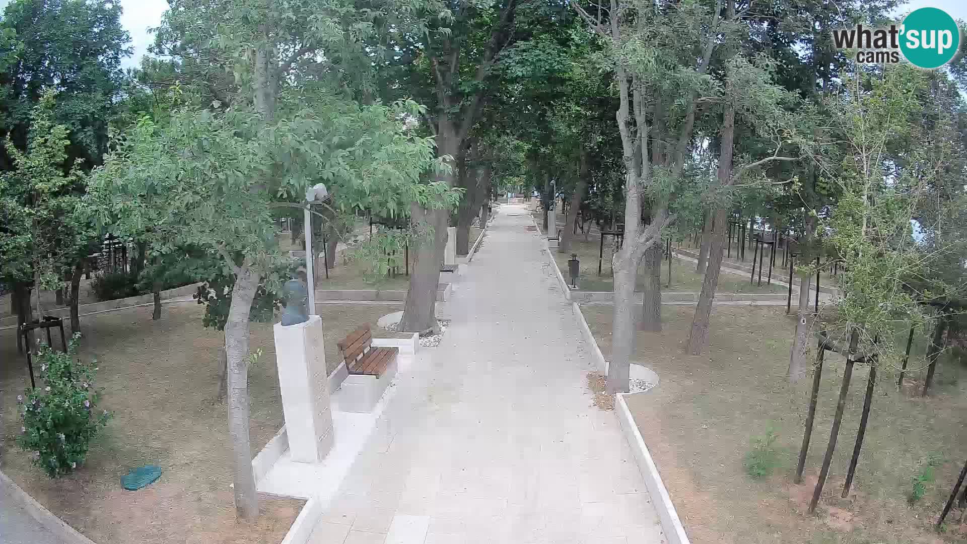 Writers’ Park Webcam Senj – Live by the Sea