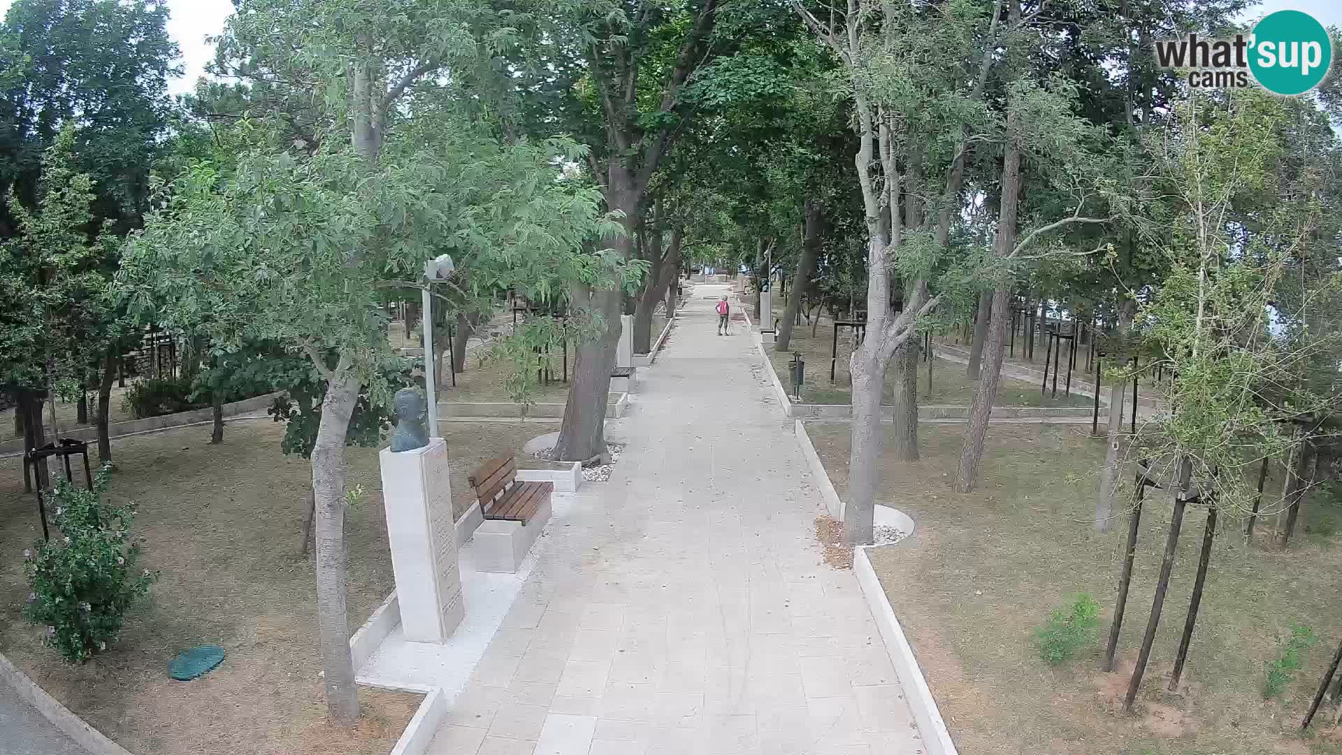 Writers’ Park Webcam Senj – Live by the Sea