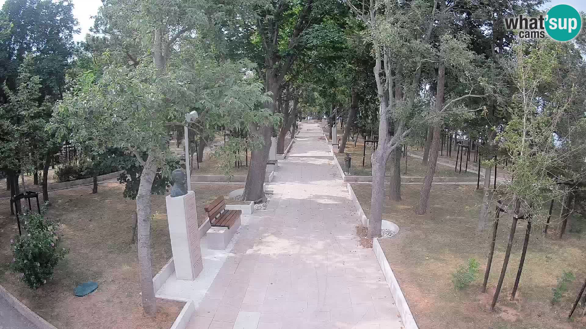 Writers’ Park Webcam Senj – Live by the Sea