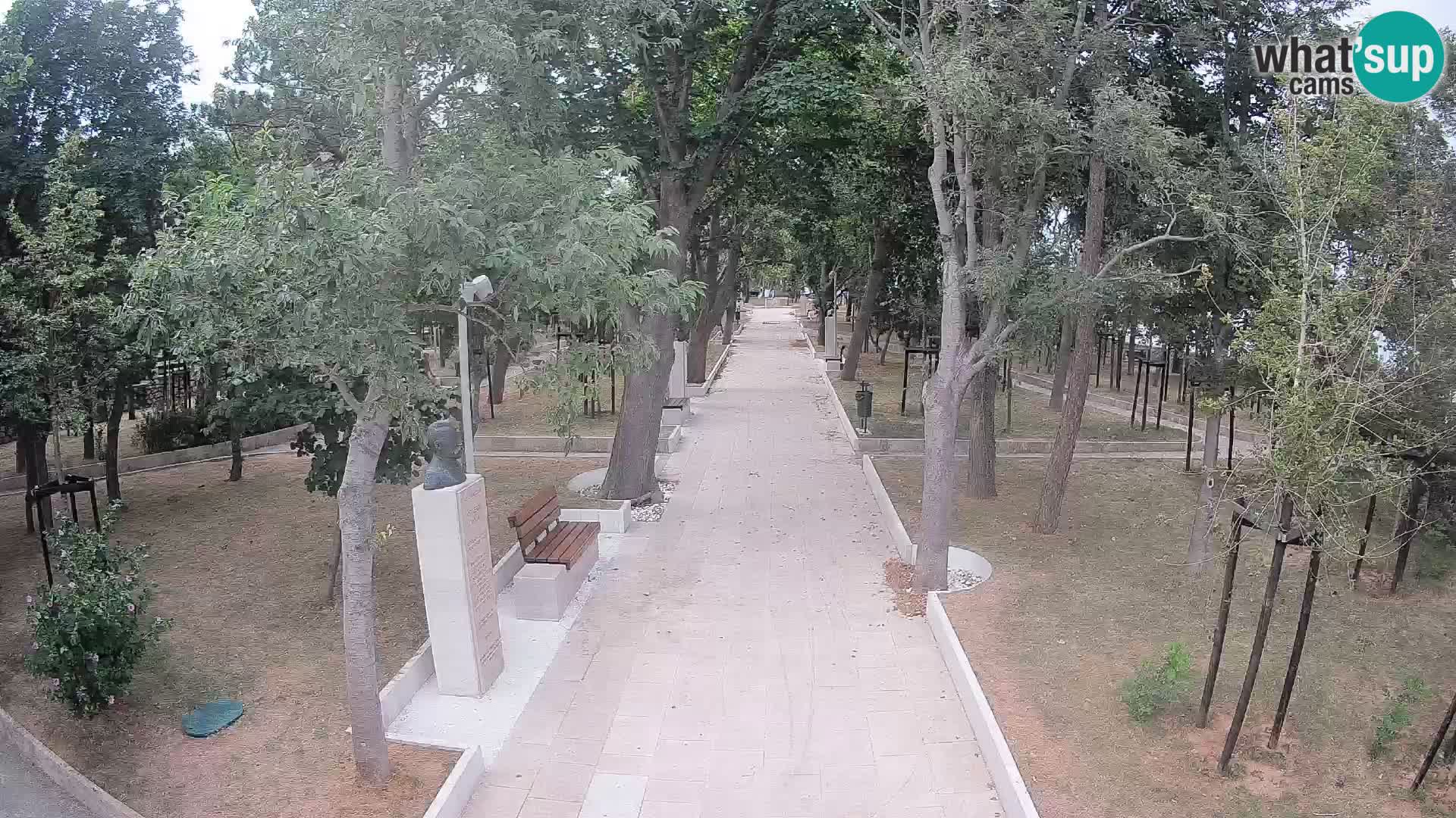 Writers’ Park Webcam Senj – Live by the Sea
