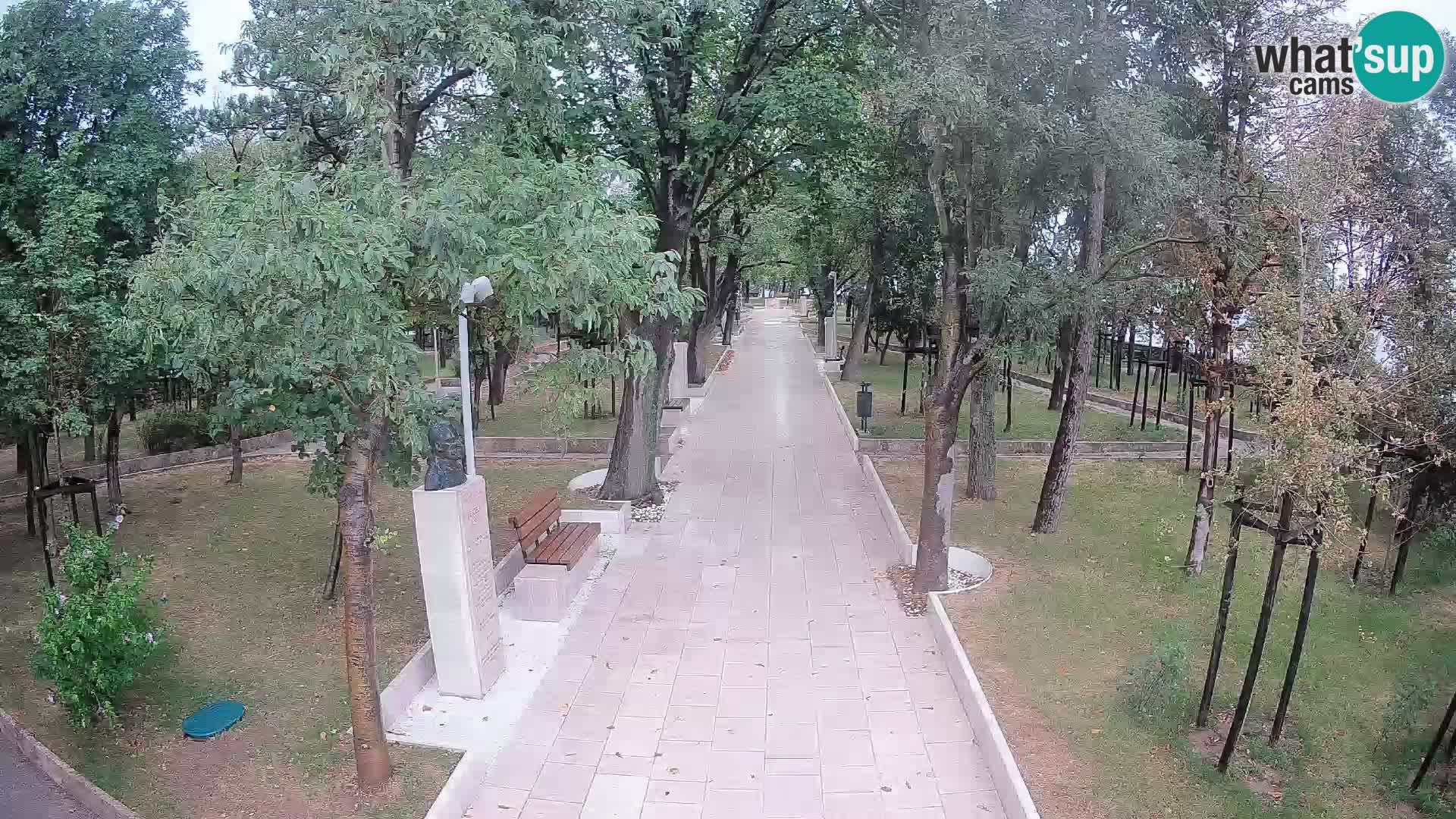 Webcam Schriftstellerpark Senj – Live am Meer