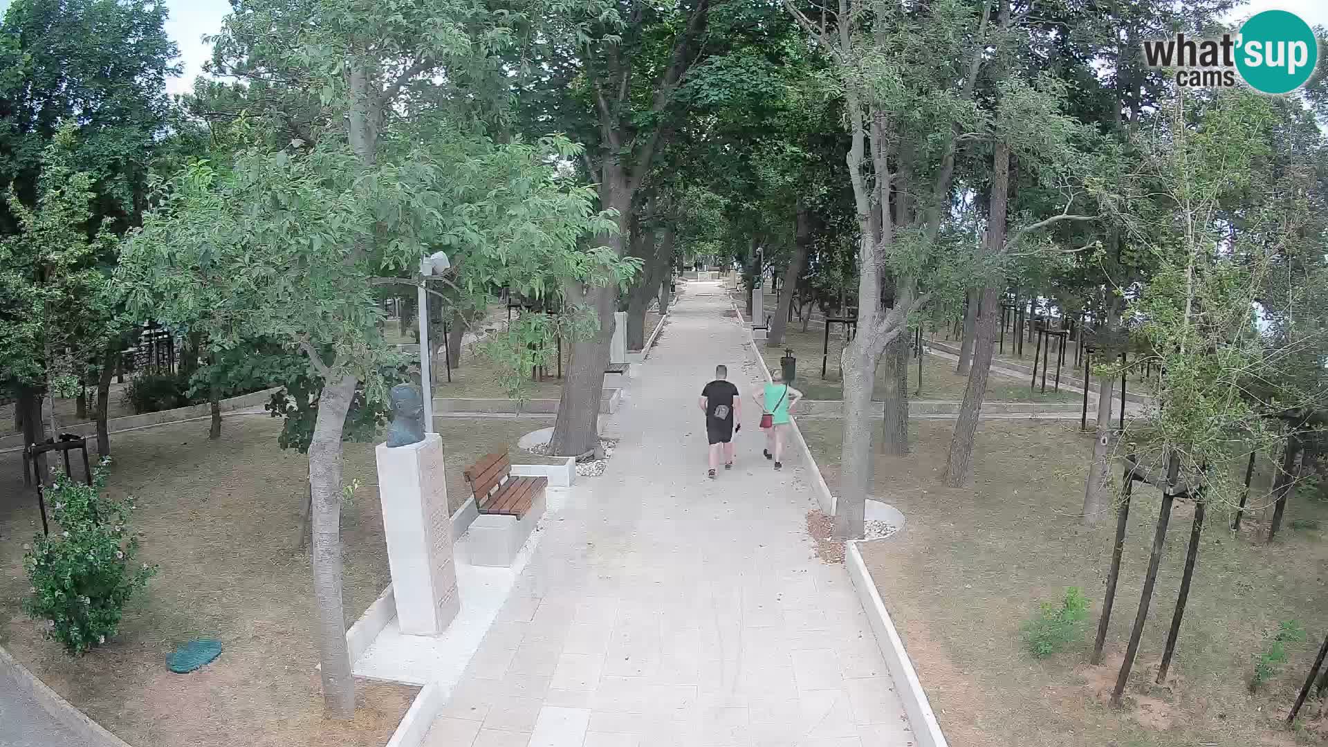 Writers’ Park Webcam Senj – Live by the Sea