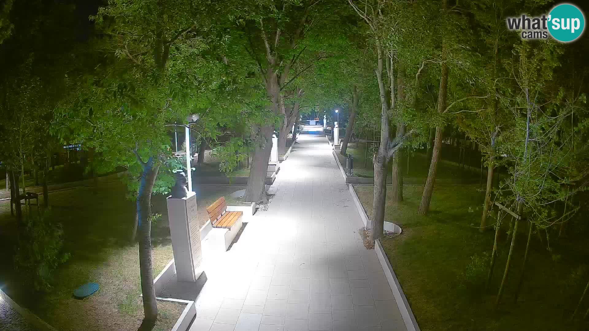 Writers’ Park Webcam Senj – Live by the Sea