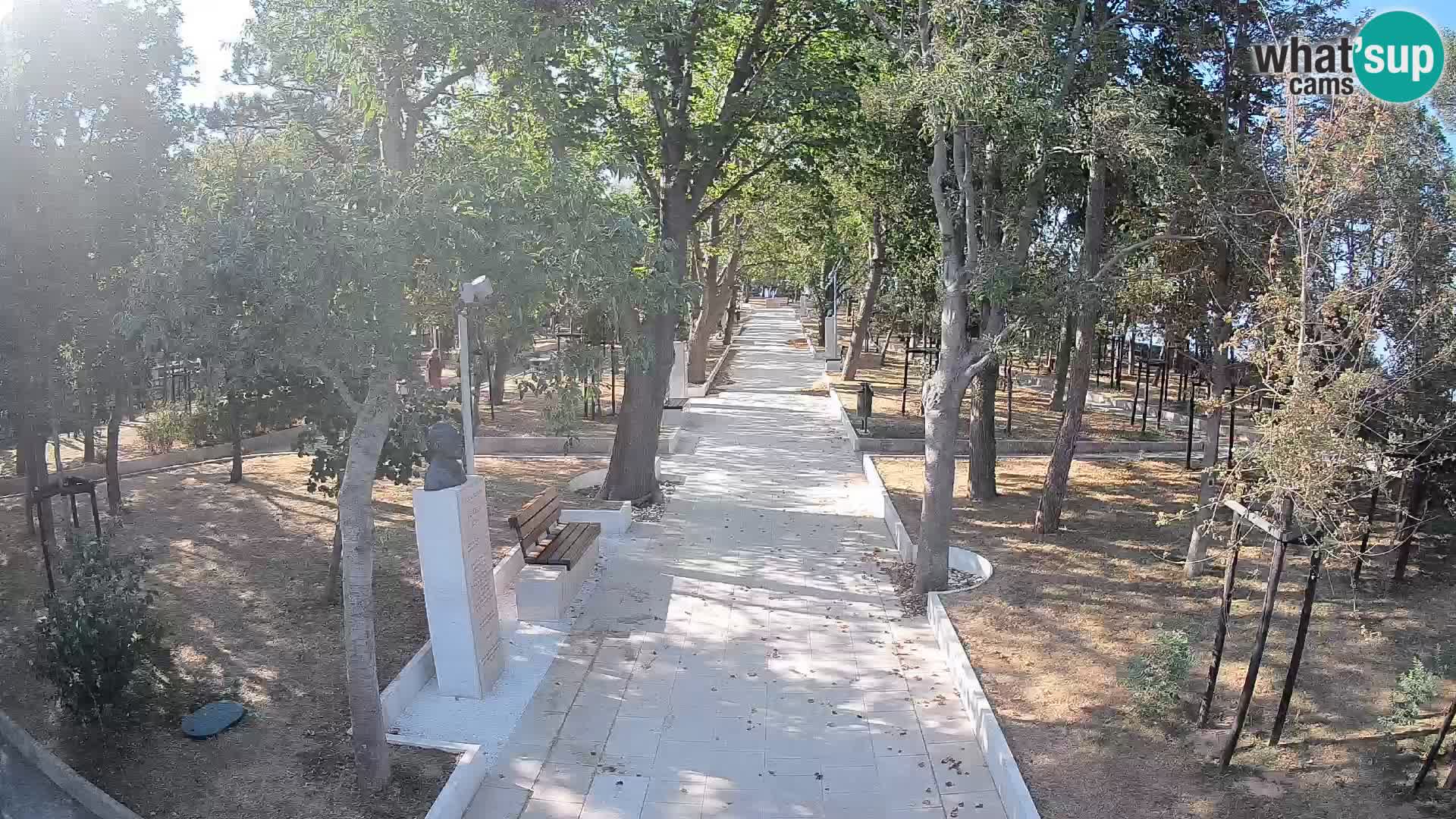 Writers’ Park Webcam Senj – Live by the Sea