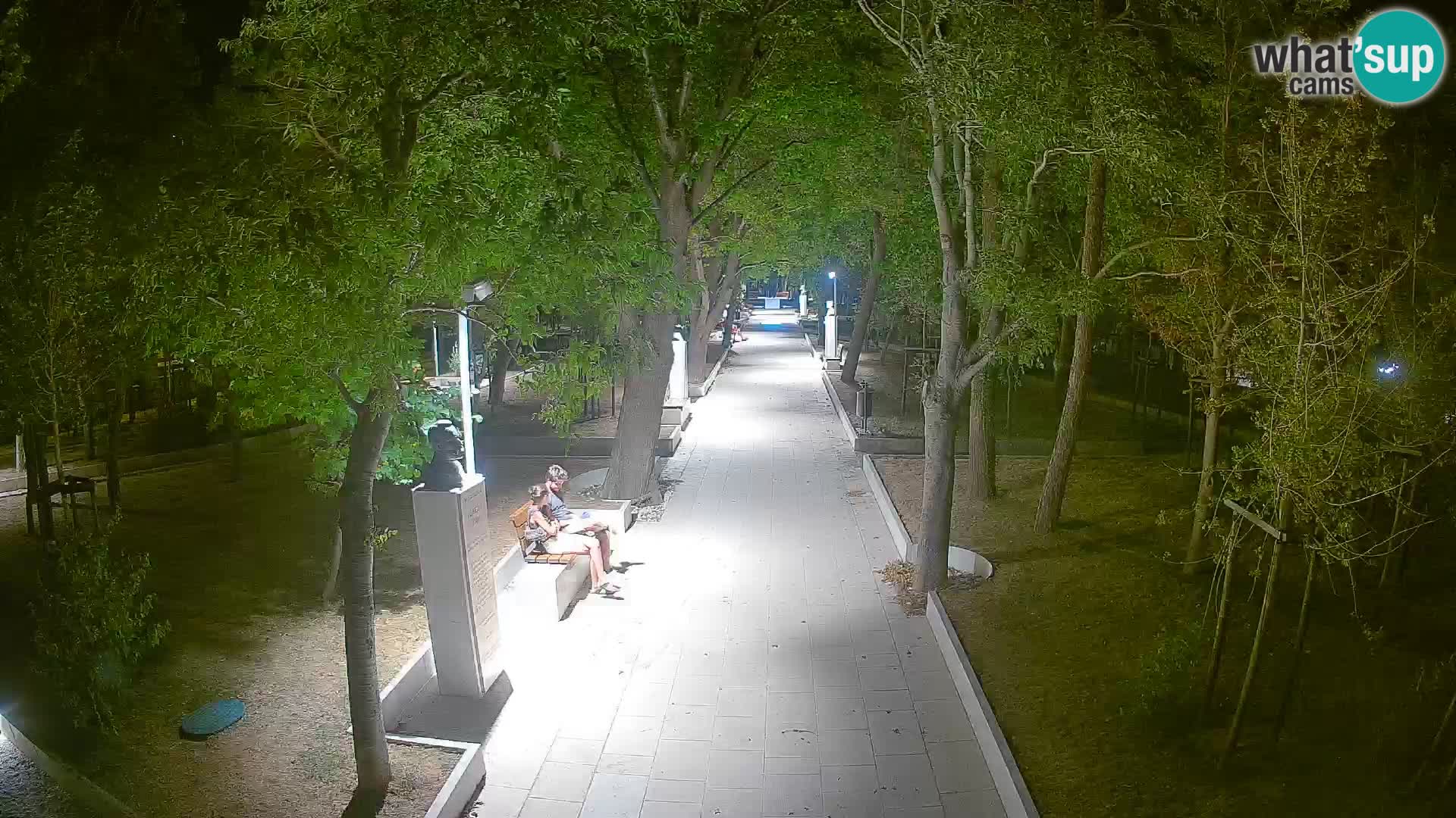 Webcam Schriftstellerpark Senj – Live am Meer