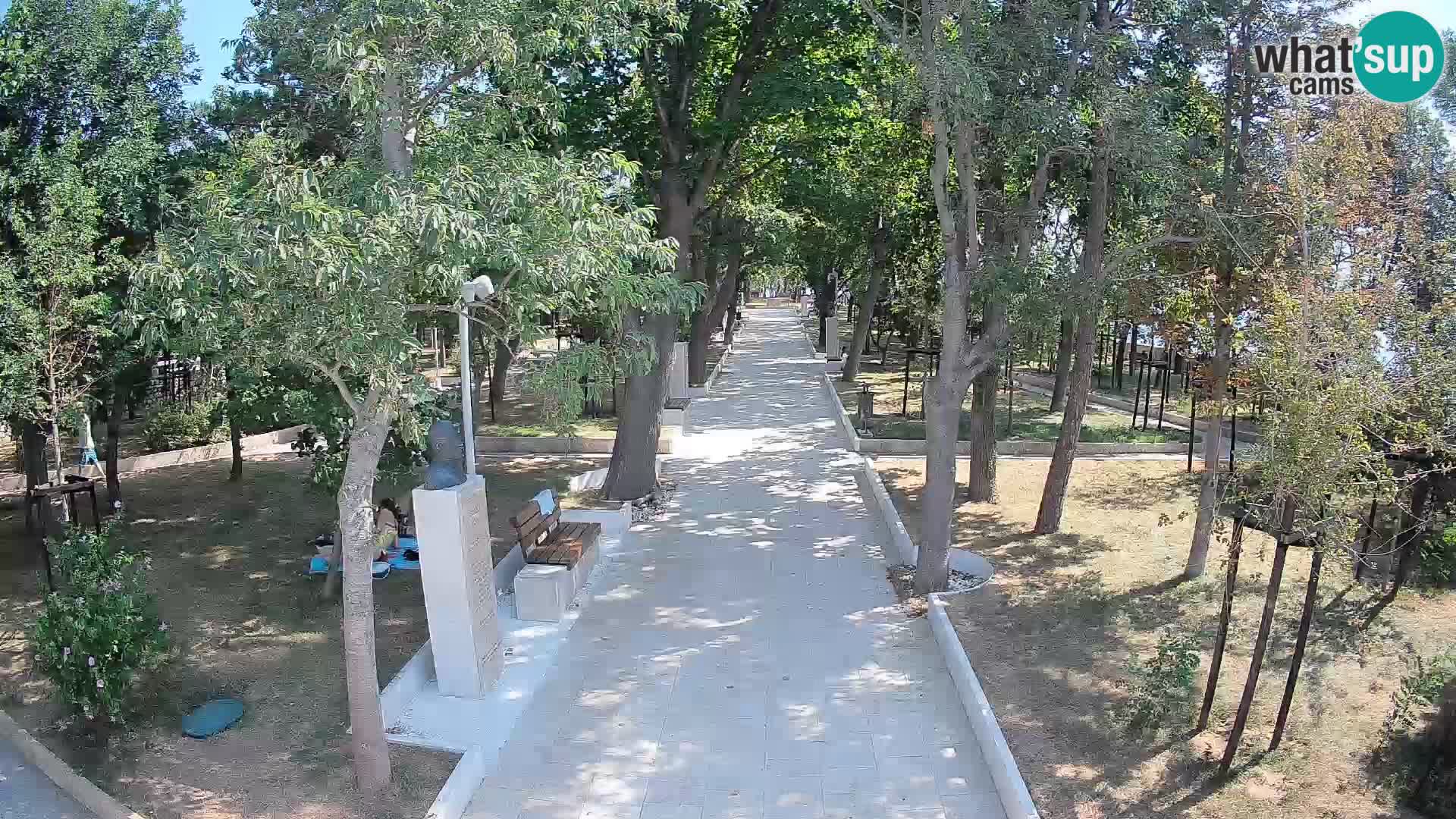 Webcam Schriftstellerpark Senj – Live am Meer