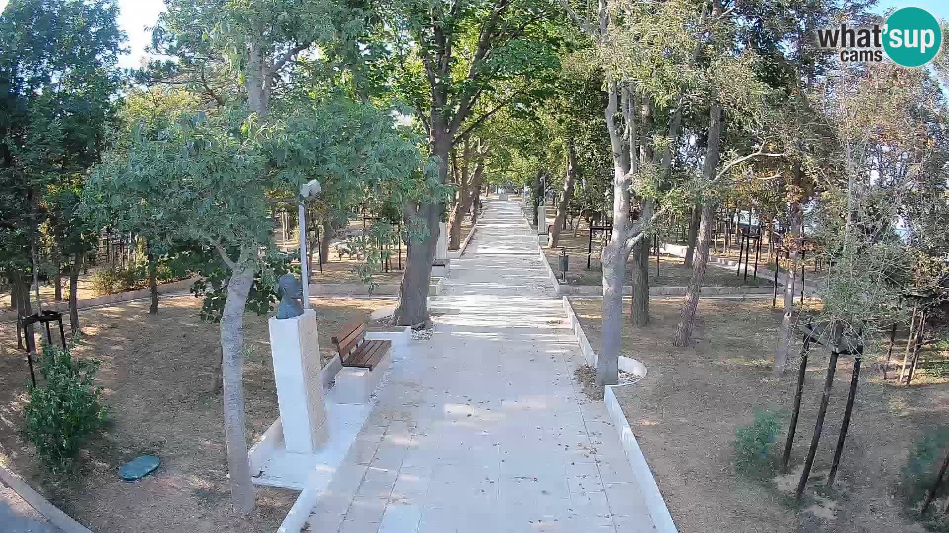 Writers’ Park Webcam Senj – Live by the Sea