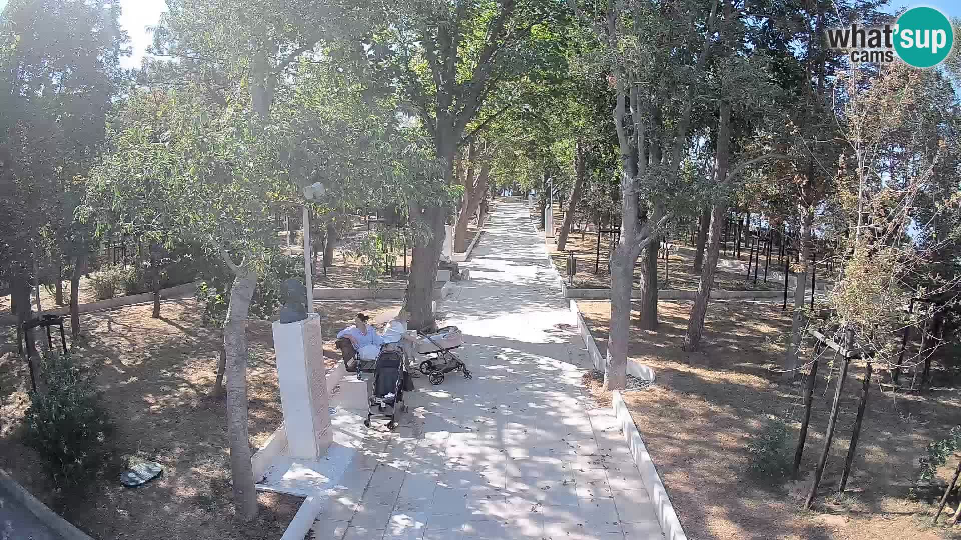 Writers’ Park Webcam Senj – Live by the Sea