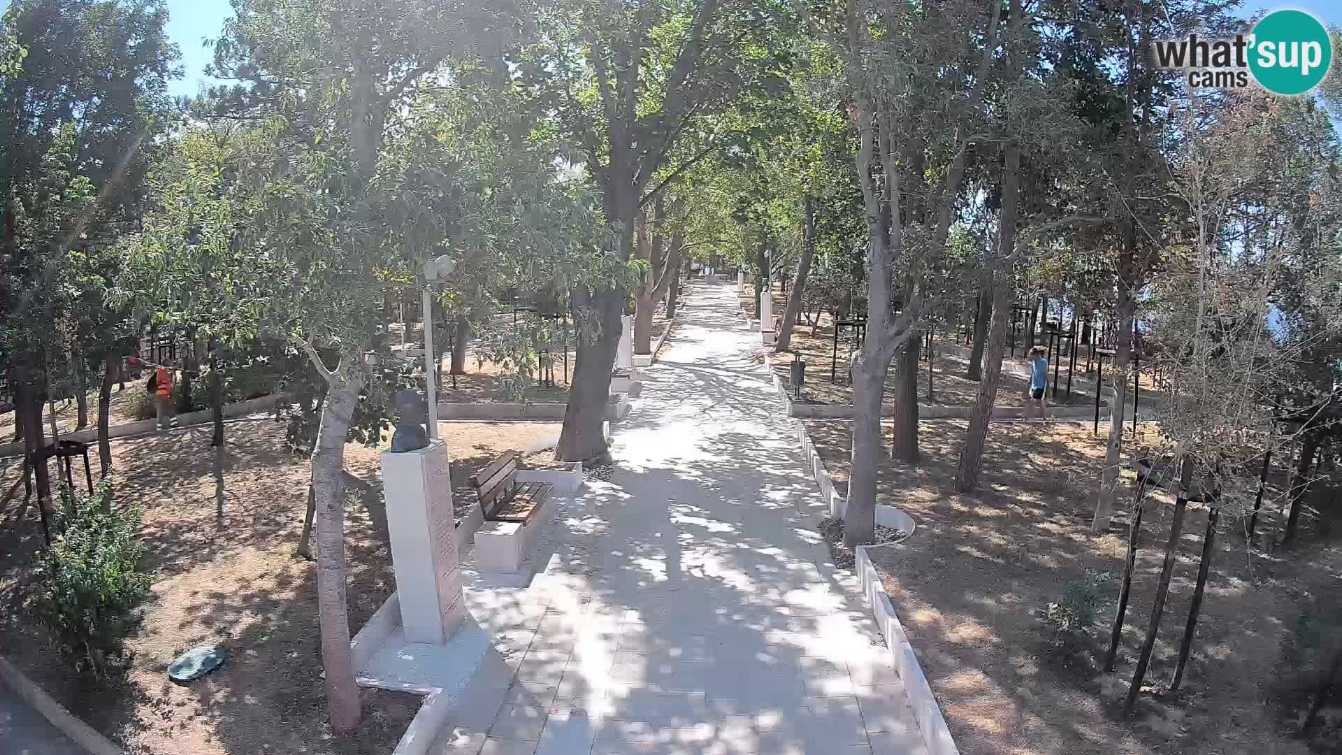 Webcam Schriftstellerpark Senj – Live am Meer