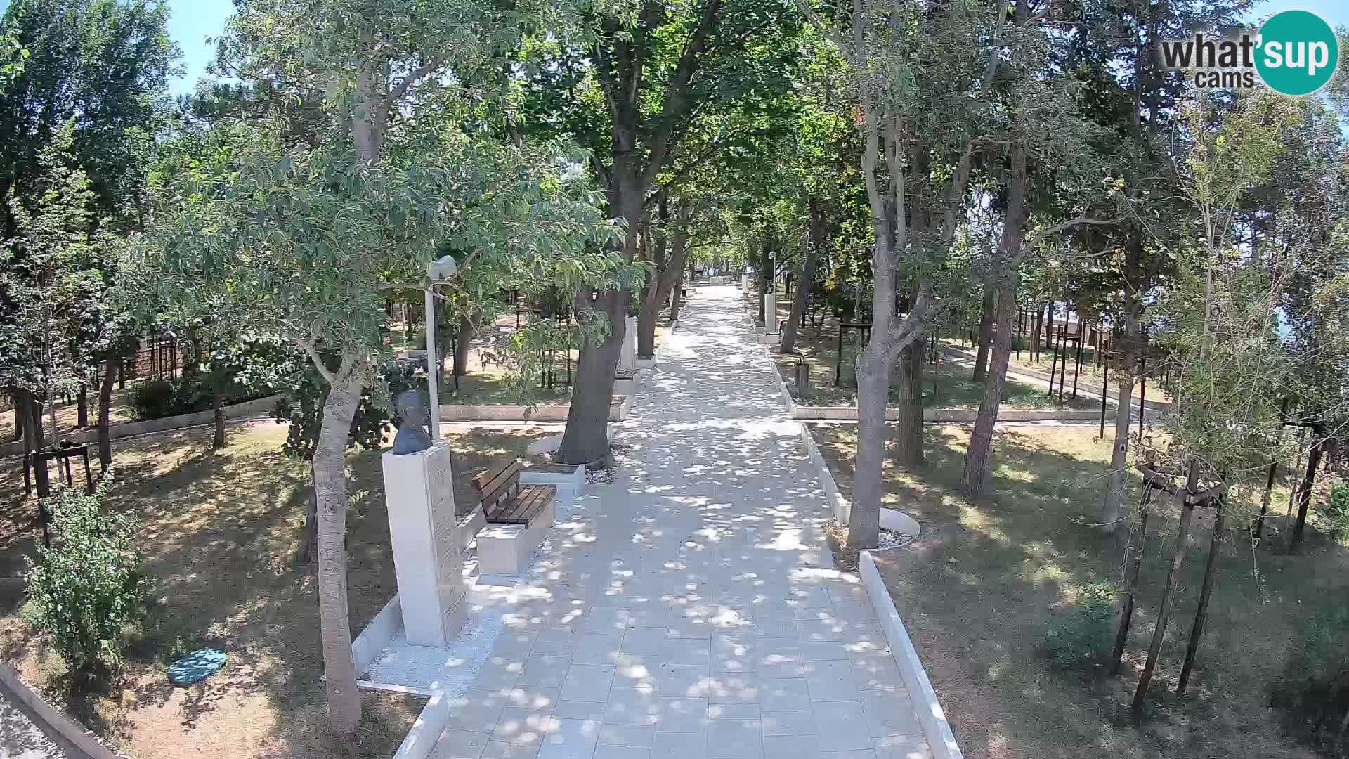 Writers’ Park Webcam Senj – Live by the Sea