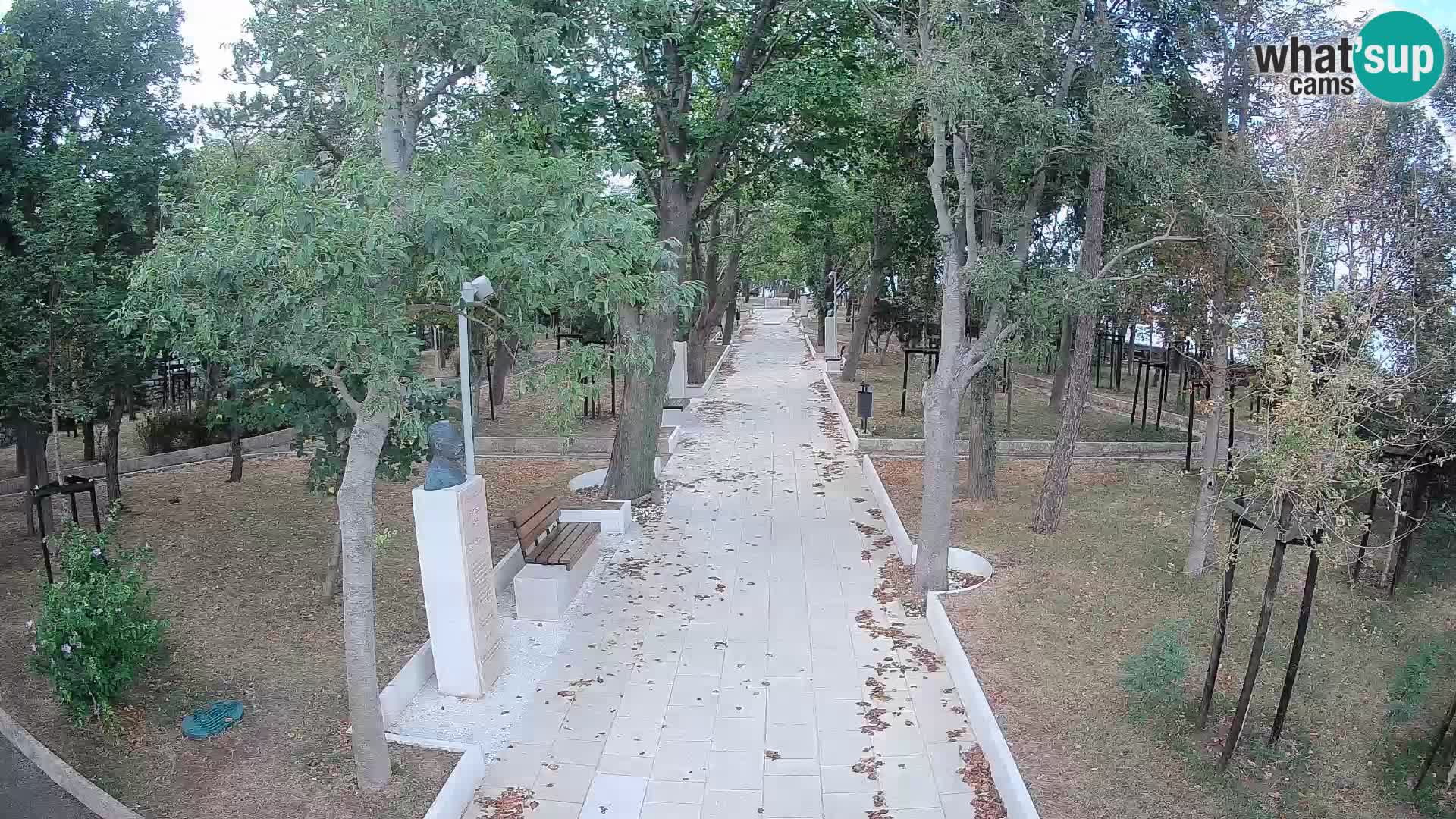 Writers’ Park Webcam Senj – Live by the Sea