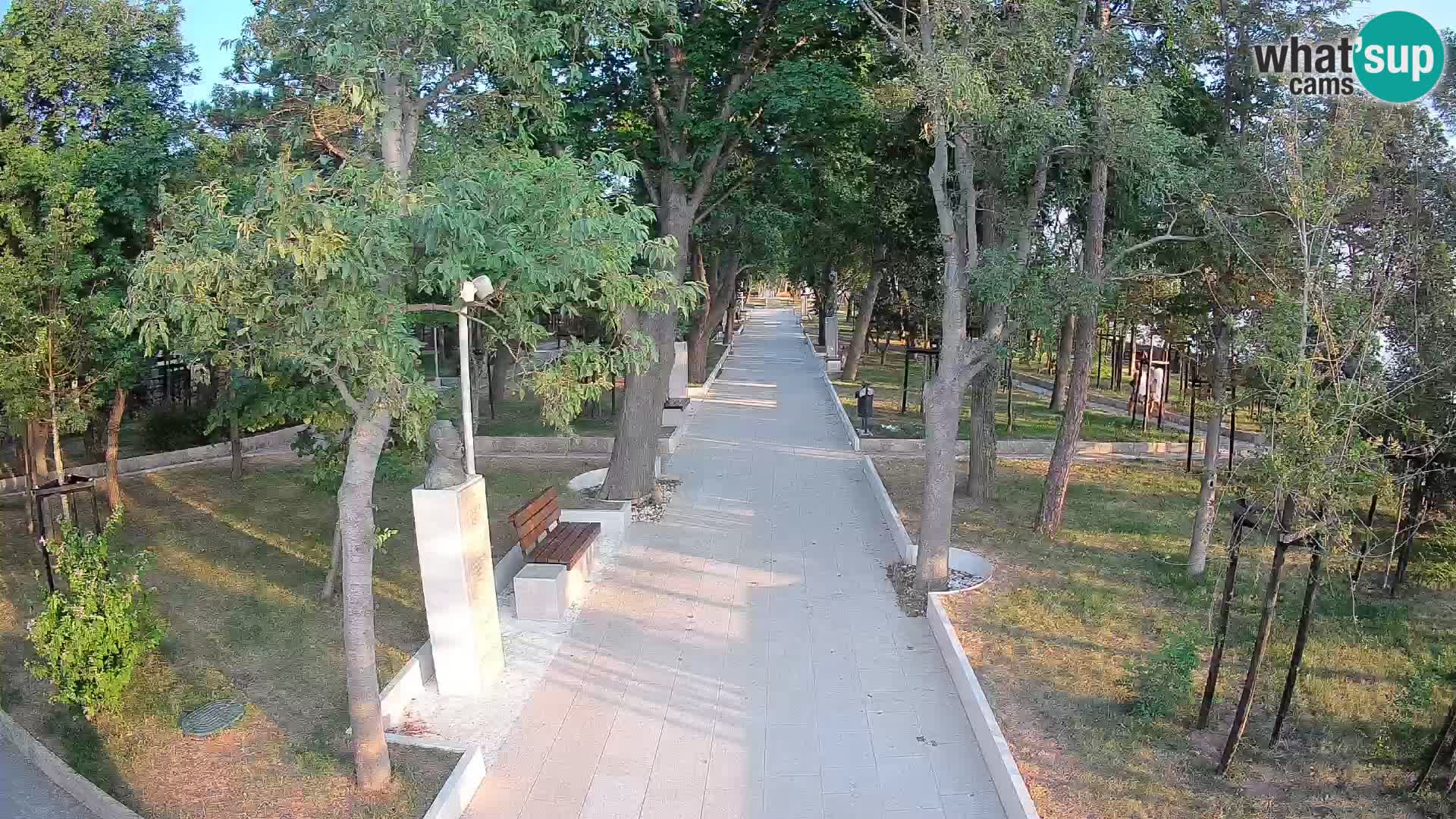 Writers’ Park Webcam Senj – Live by the Sea