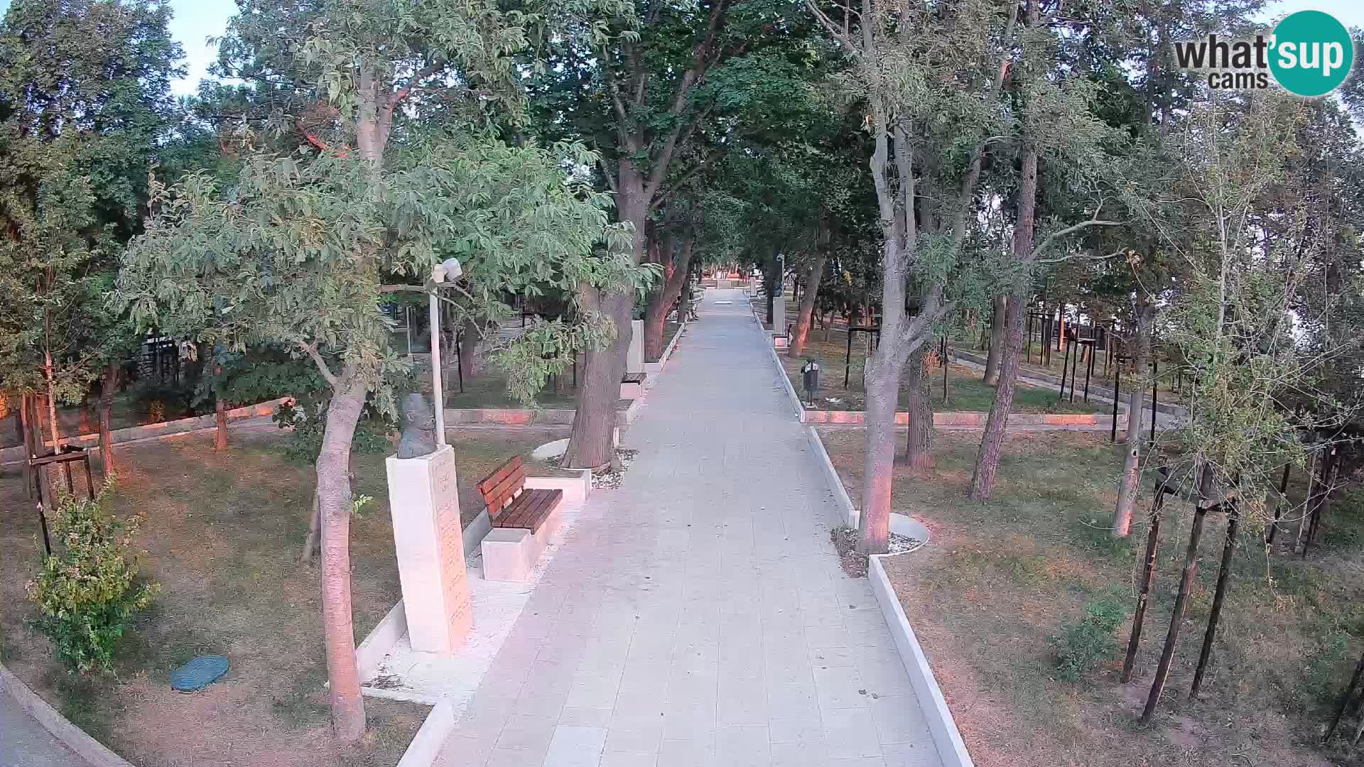 Writers’ Park Webcam Senj – Live by the Sea