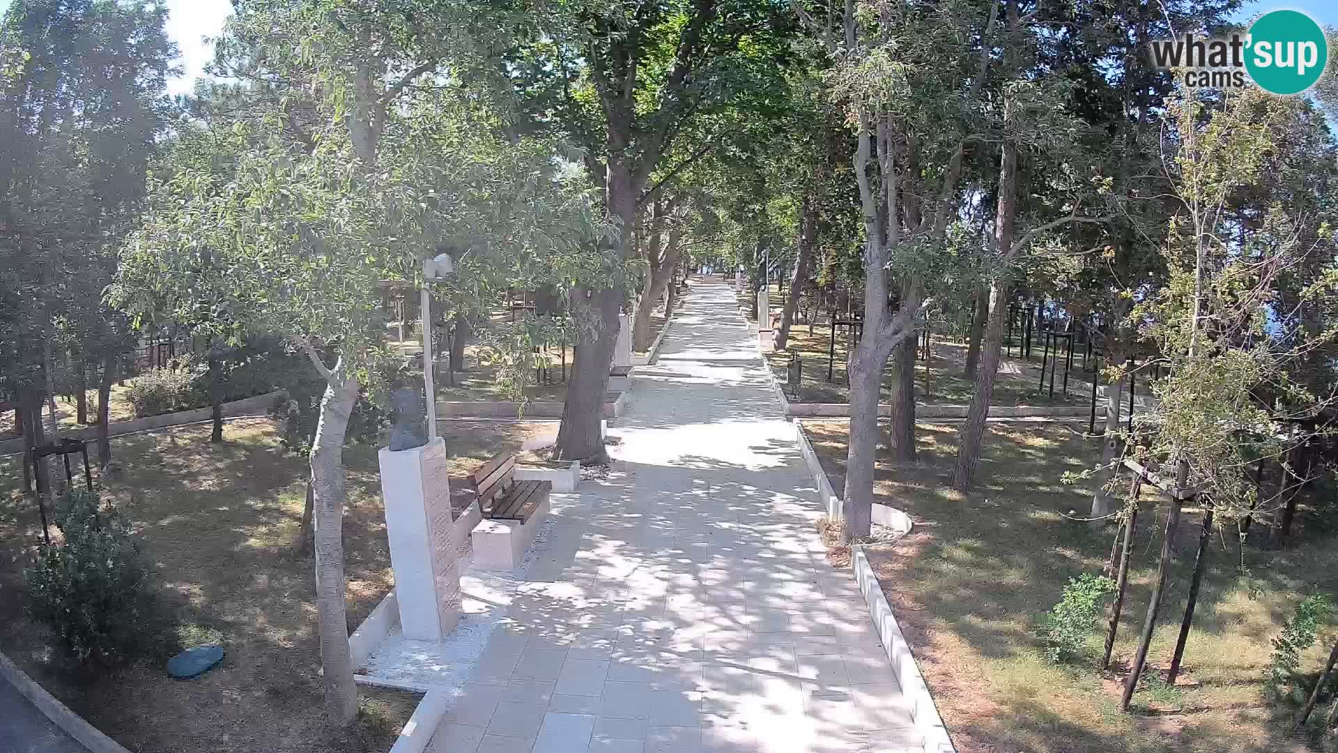 Writers’ Park Webcam Senj – Live by the Sea