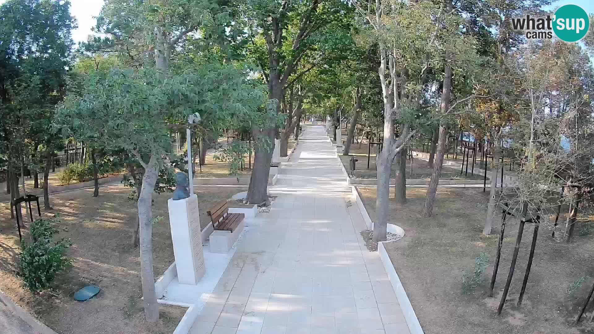 Writers’ Park Webcam Senj – Live by the Sea