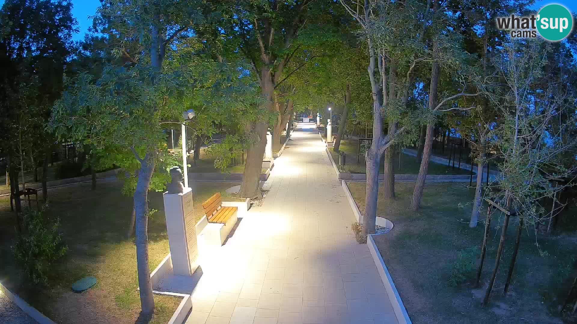 Writers’ Park Webcam Senj – Live by the Sea