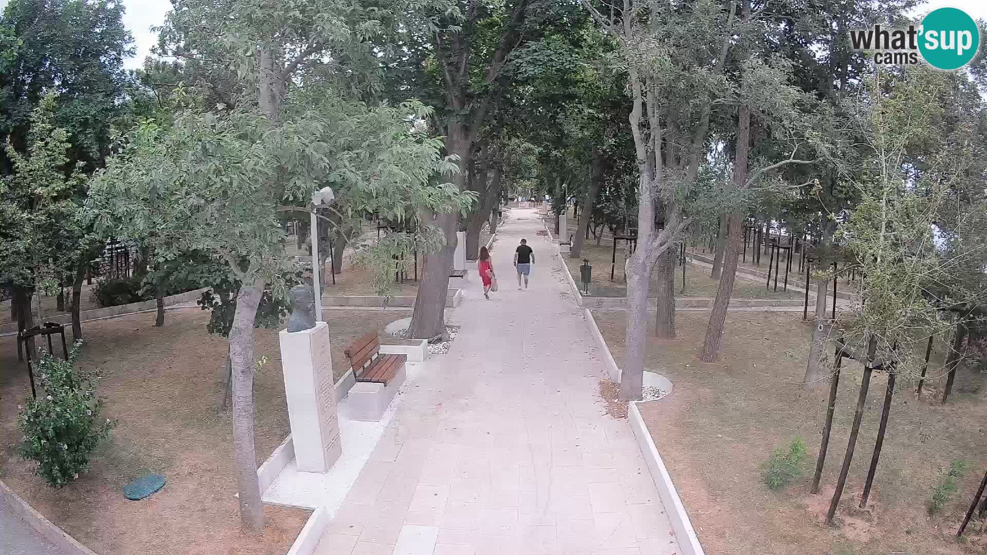 Writers’ Park Webcam Senj – Live by the Sea