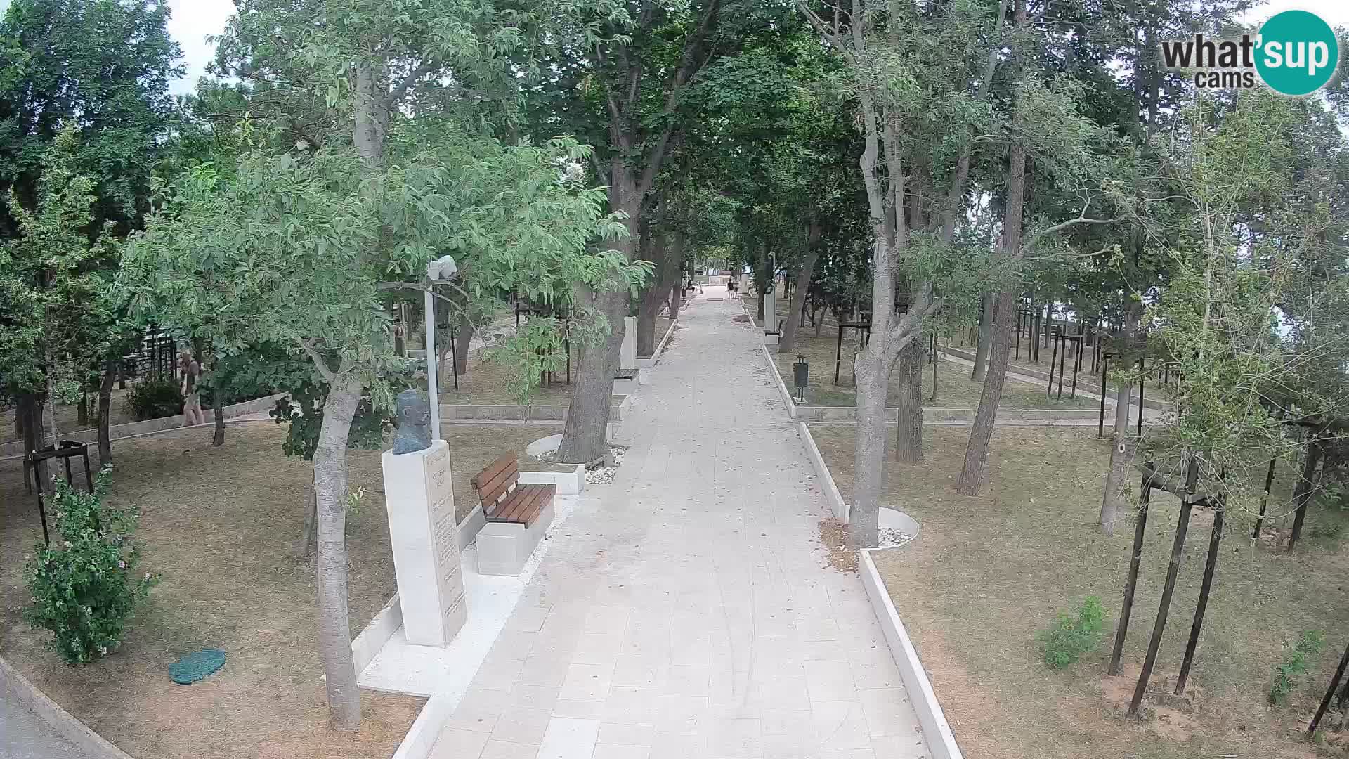 Writers’ Park Webcam Senj – Live by the Sea