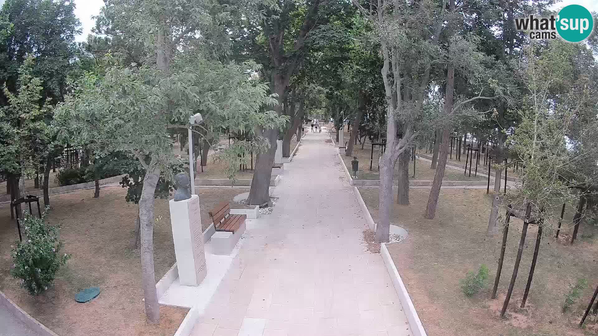 Writers’ Park Webcam Senj – Live by the Sea