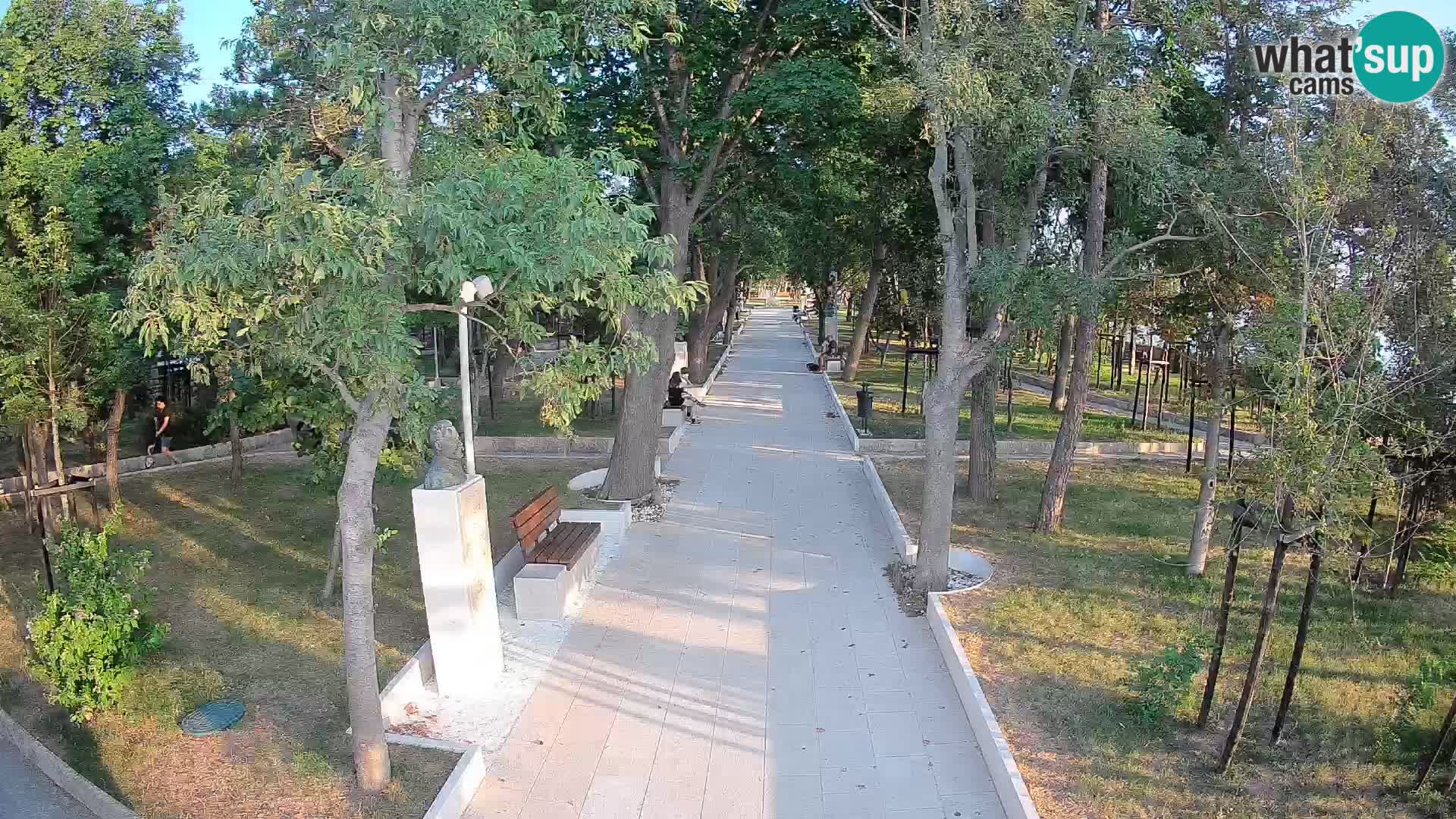 Writers’ Park Webcam Senj – Live by the Sea