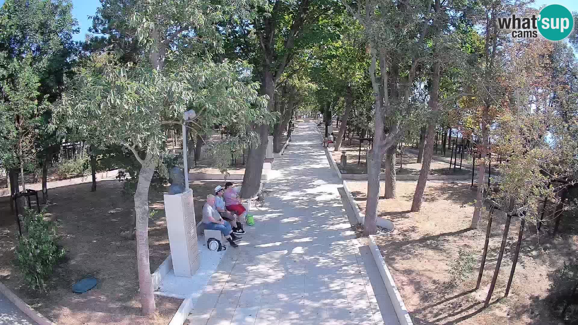 Webcam Schriftstellerpark Senj – Live am Meer
